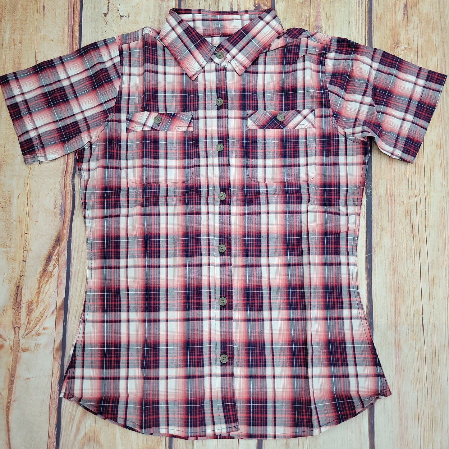 CLEARANCE CANYON GUIDE BECKIE S/S PLAID 34386