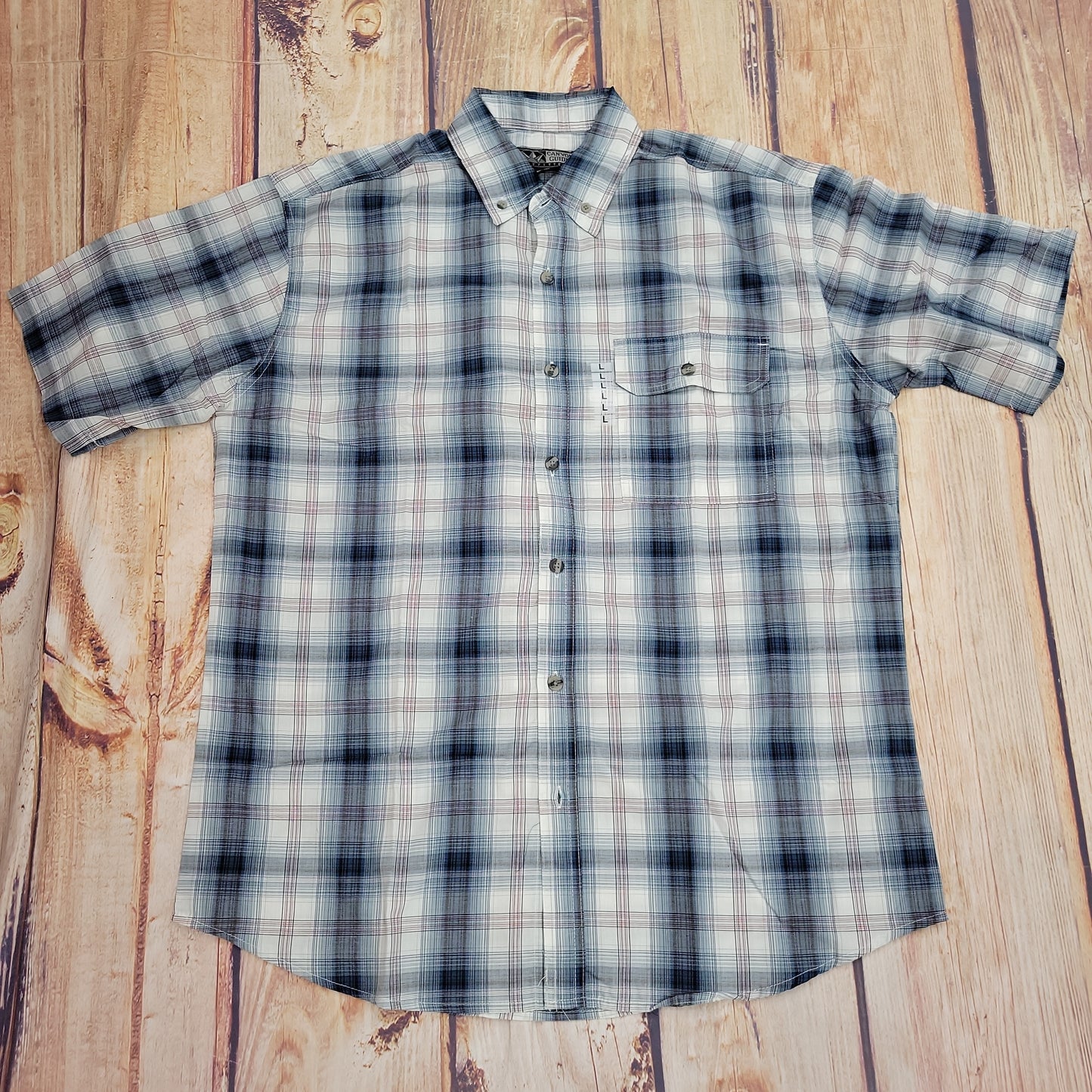 CANYON GUIDE DOMINIC S/S BUTTON FRONT CVC 16530-CLEARANCE