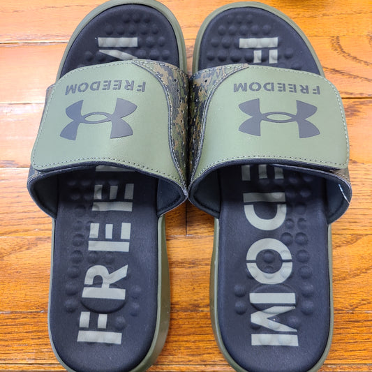Under Armour M Ignite 7 Freedom Slide Army Green Men