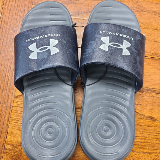 Under Armour M Ansa Graphic Slide Black Cloud Mens