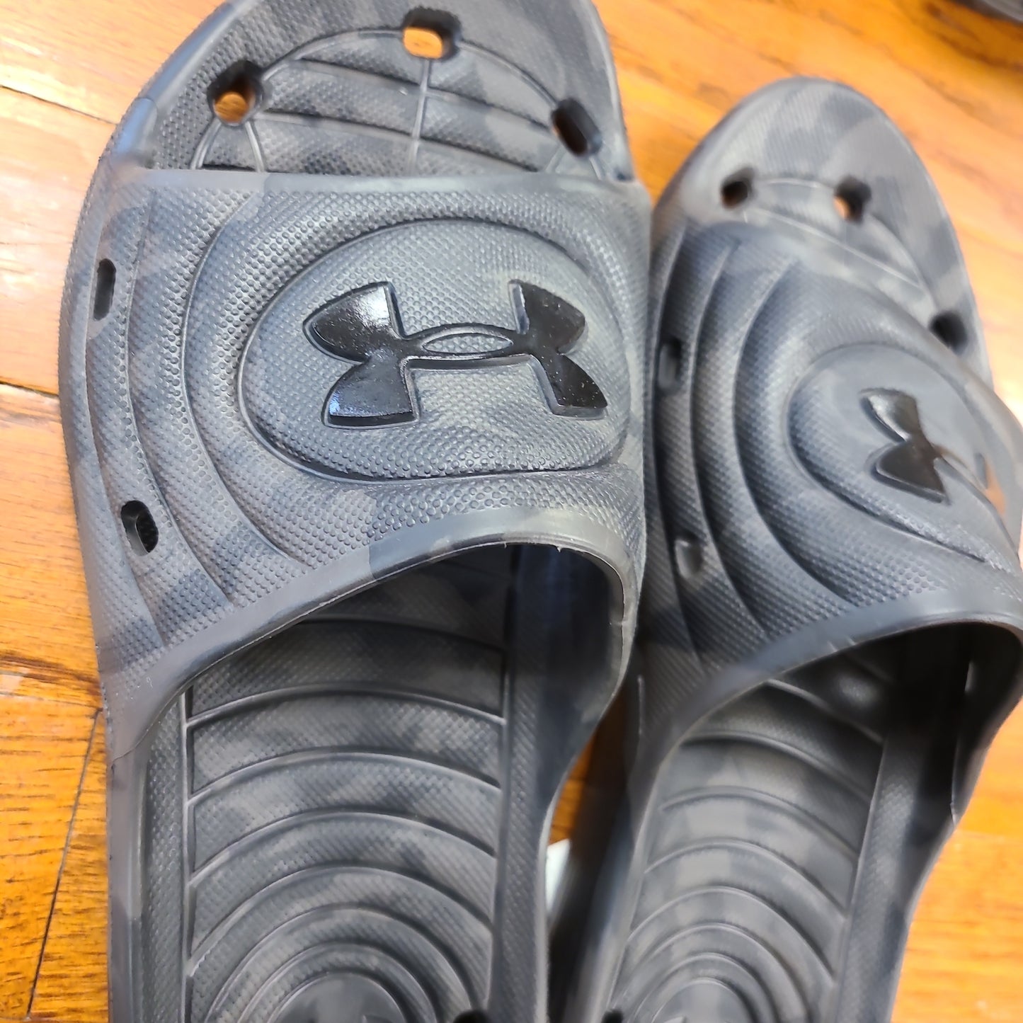 Under Armour M Locker Camo Slides Mens