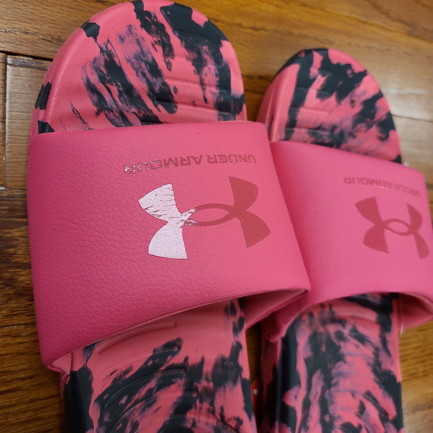 Under Armour Ansa Regrind Slide Pink Camo Women's