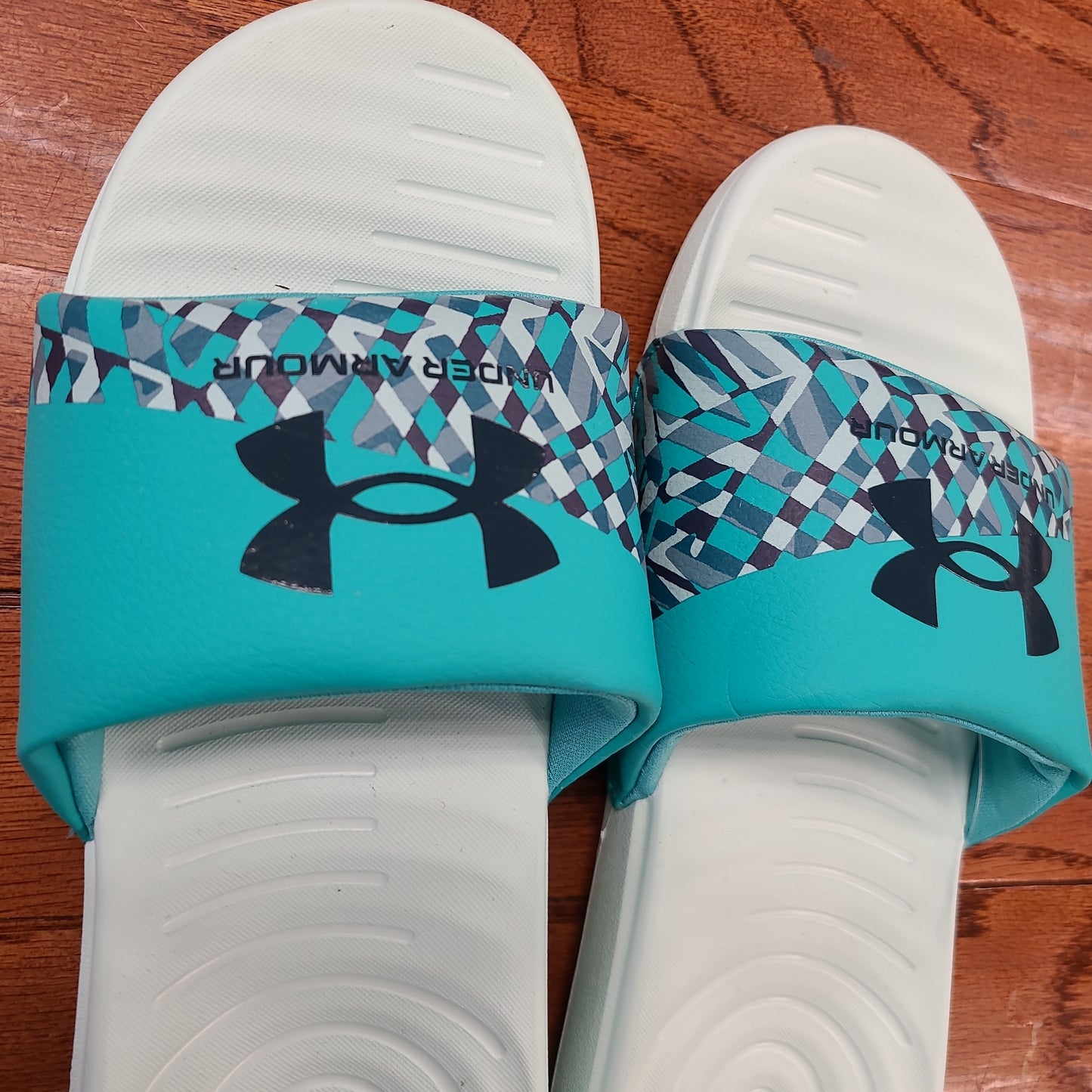 Under Armour W Ansa Graphic Green Slide