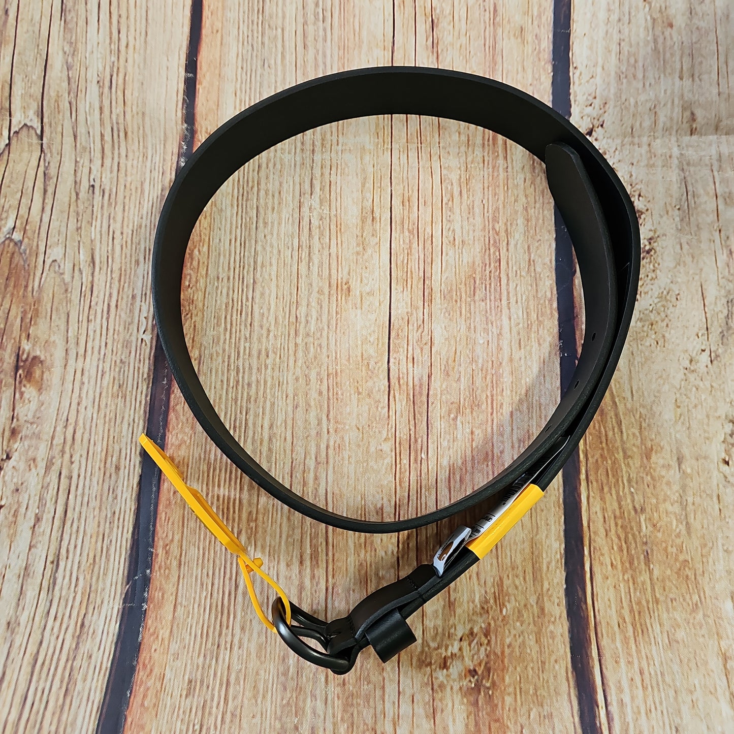 Carhartt Bridle Leather Debossed Keeper Belt BLACK
