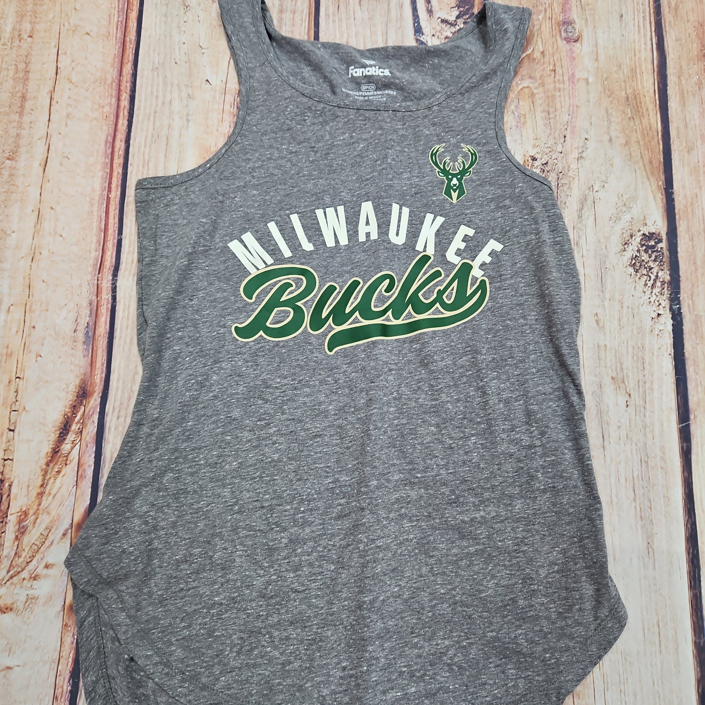 FANATICS WOMENS MILWAUKEE BUCKS TANK