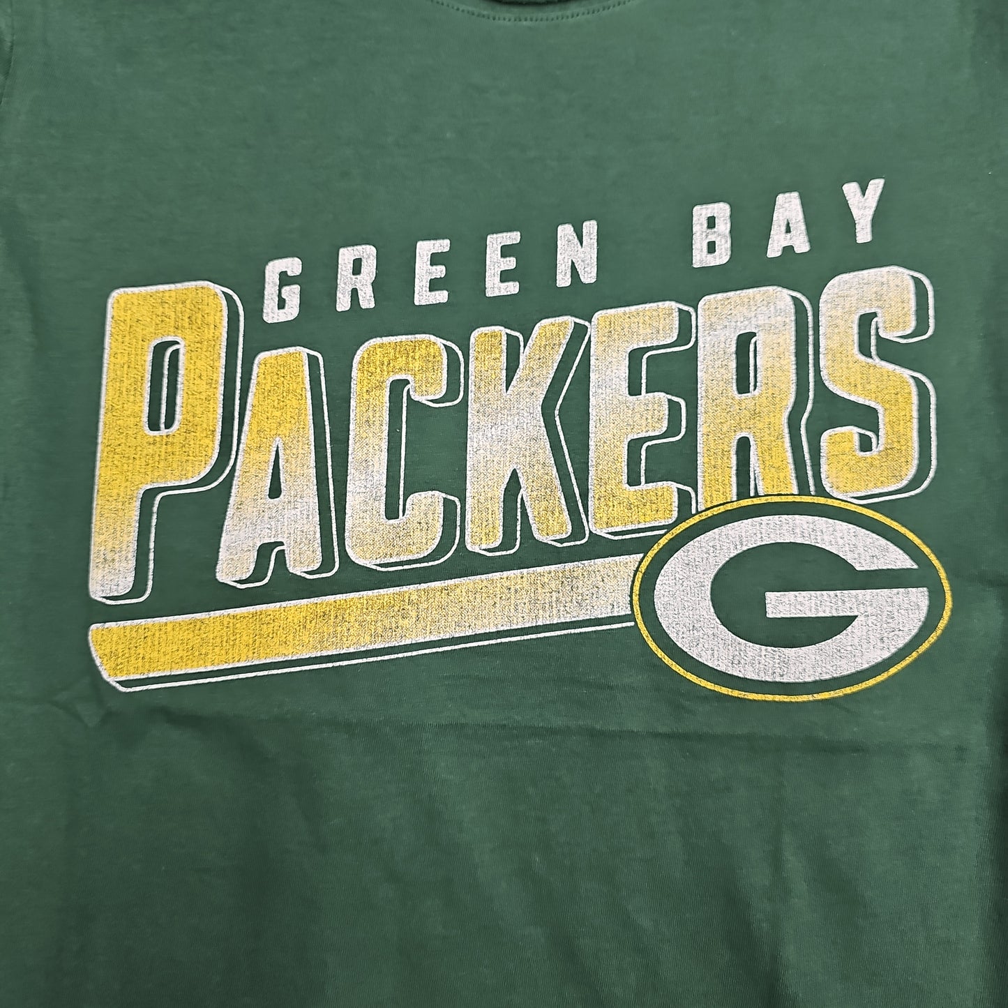 47 BRAND WOMEN'S GREEN BAY PACKERS ELM GREEN PEP UP FRANKIE TEE