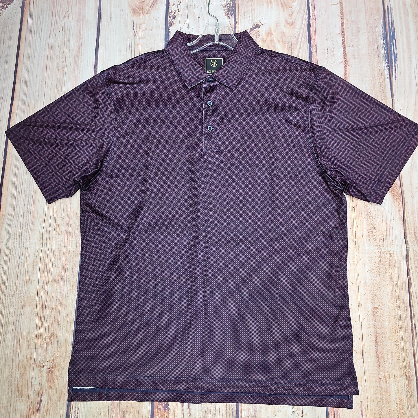 CLEARANCE FX FUSION SQUARE RED/NAVY POLO