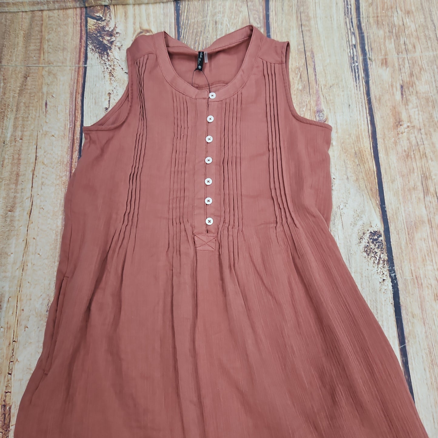NORTH RIVER DUSTY ROSE DOUBLE WEAVE DRESS