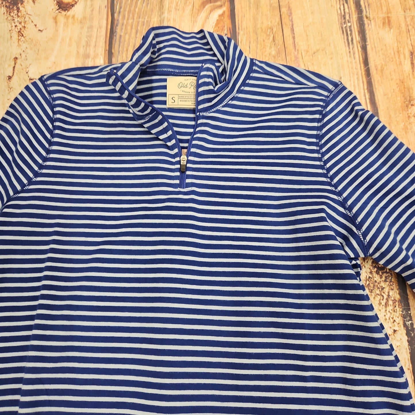 OLD RANCH RAVEN 1/4 ZIP PULLOVER STRIPE