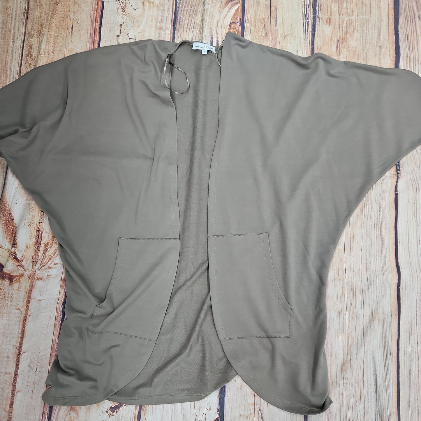 KEREN HART TAUPE CARDIGAN