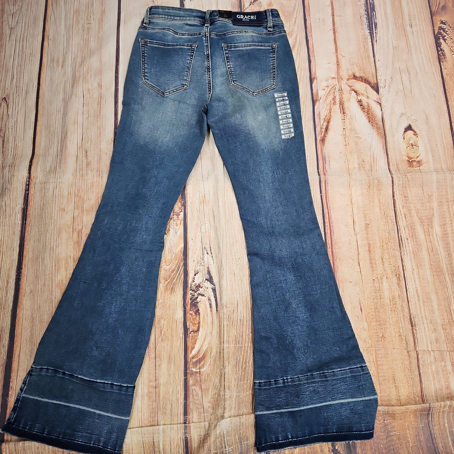 GRACE DENIM KNITS TROUSER