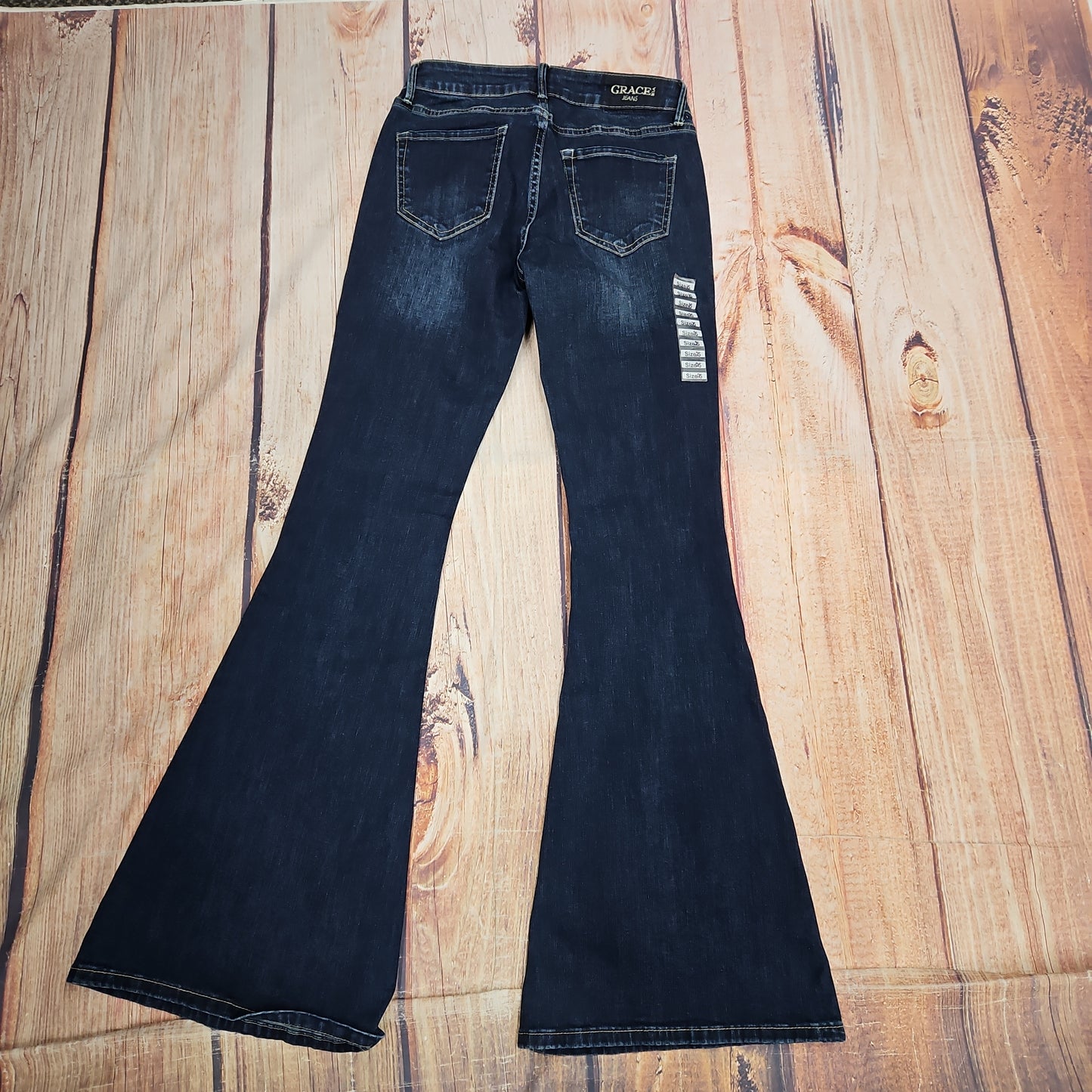 GRACE DENIM BASIC DARK FLARE