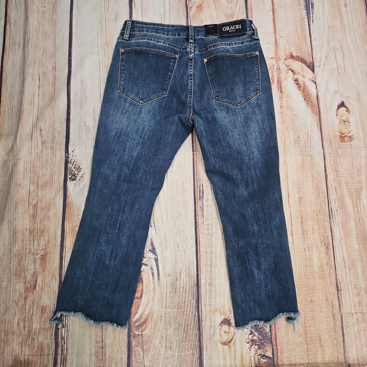 Grace Distressed Crop Jeans