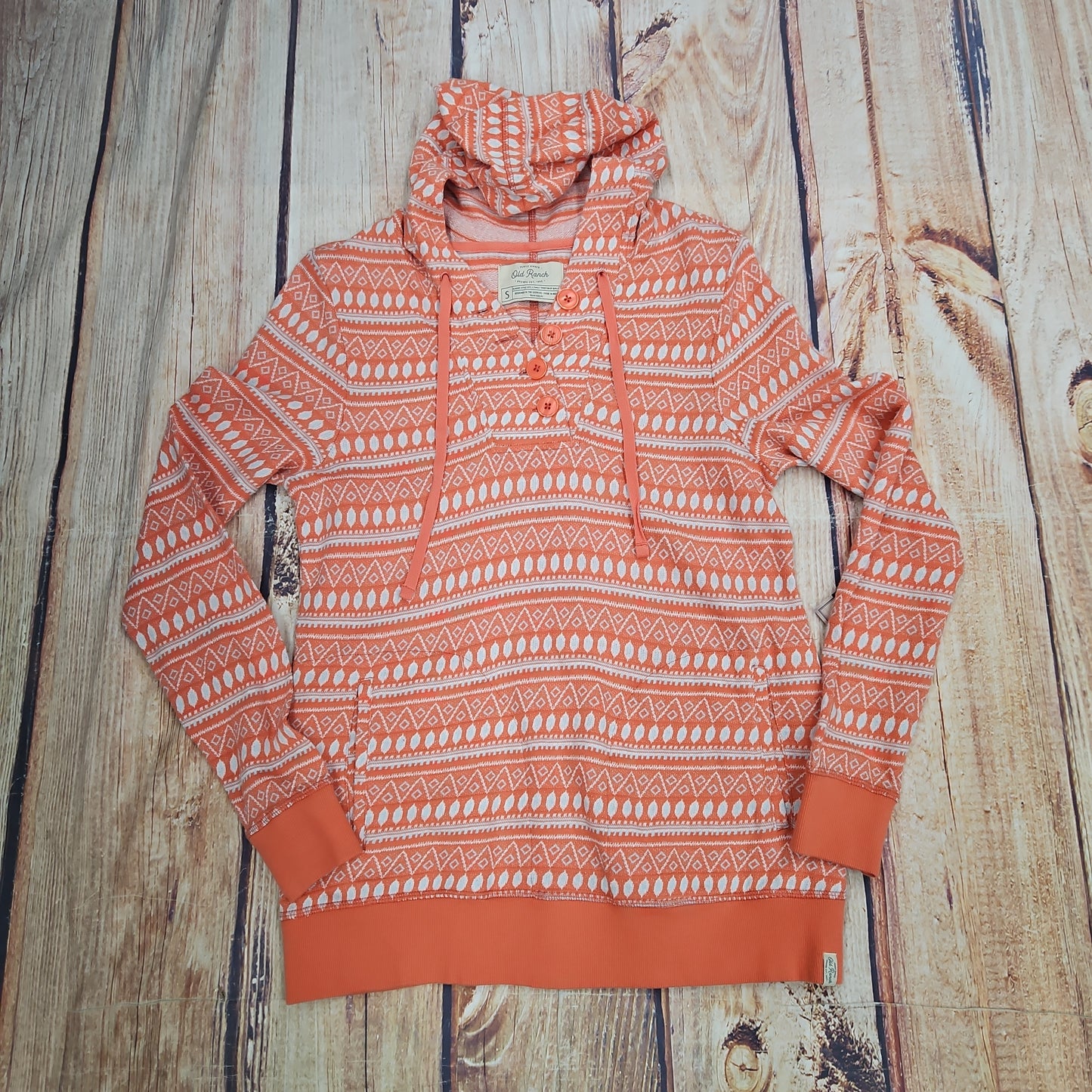 OLD RANCH DANLI BUTTON HOODIE CLEARANCE