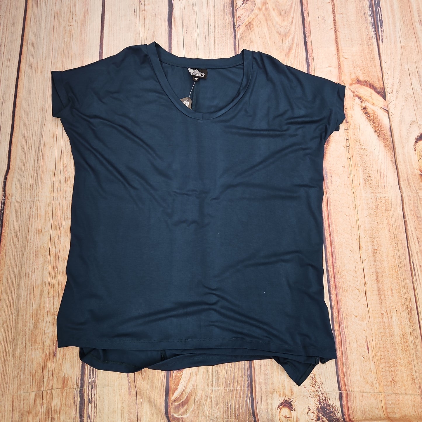 ANGIE VNECK KNIT TOP X2K05 PEACOCK