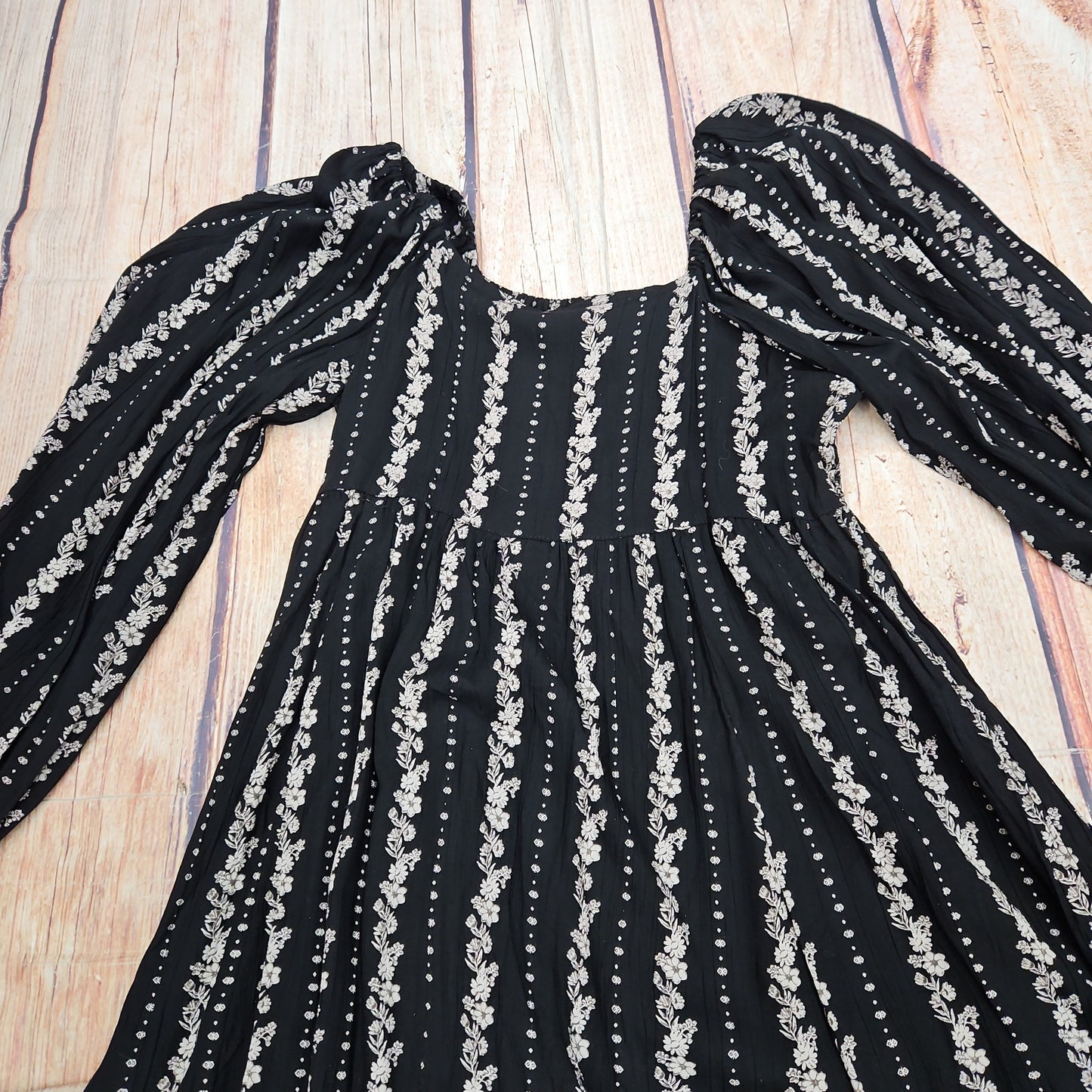 ANGIE LONG SLEEVE BLACK DRESS CLEARANCE