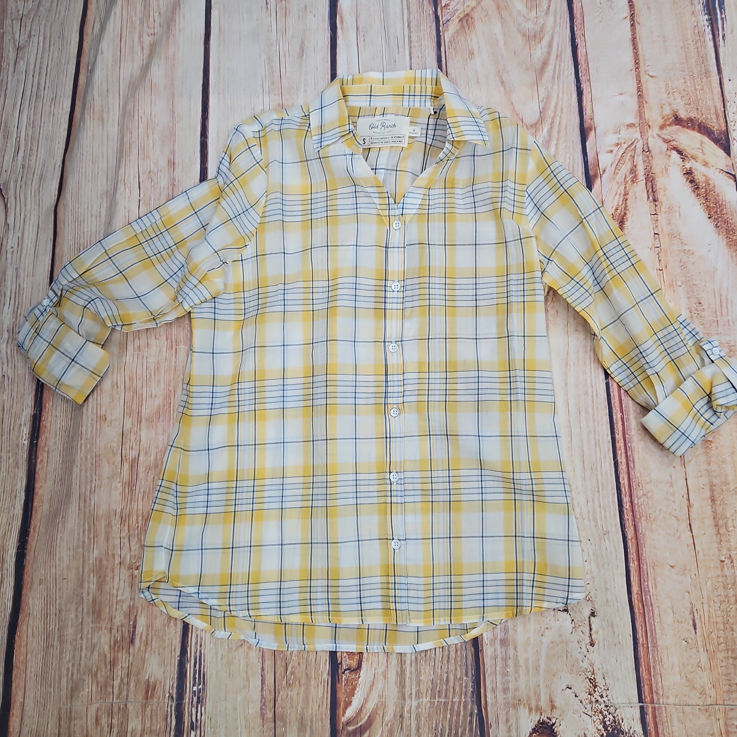 OLD RANCH PLUMAS SHIRT GOLD J27052