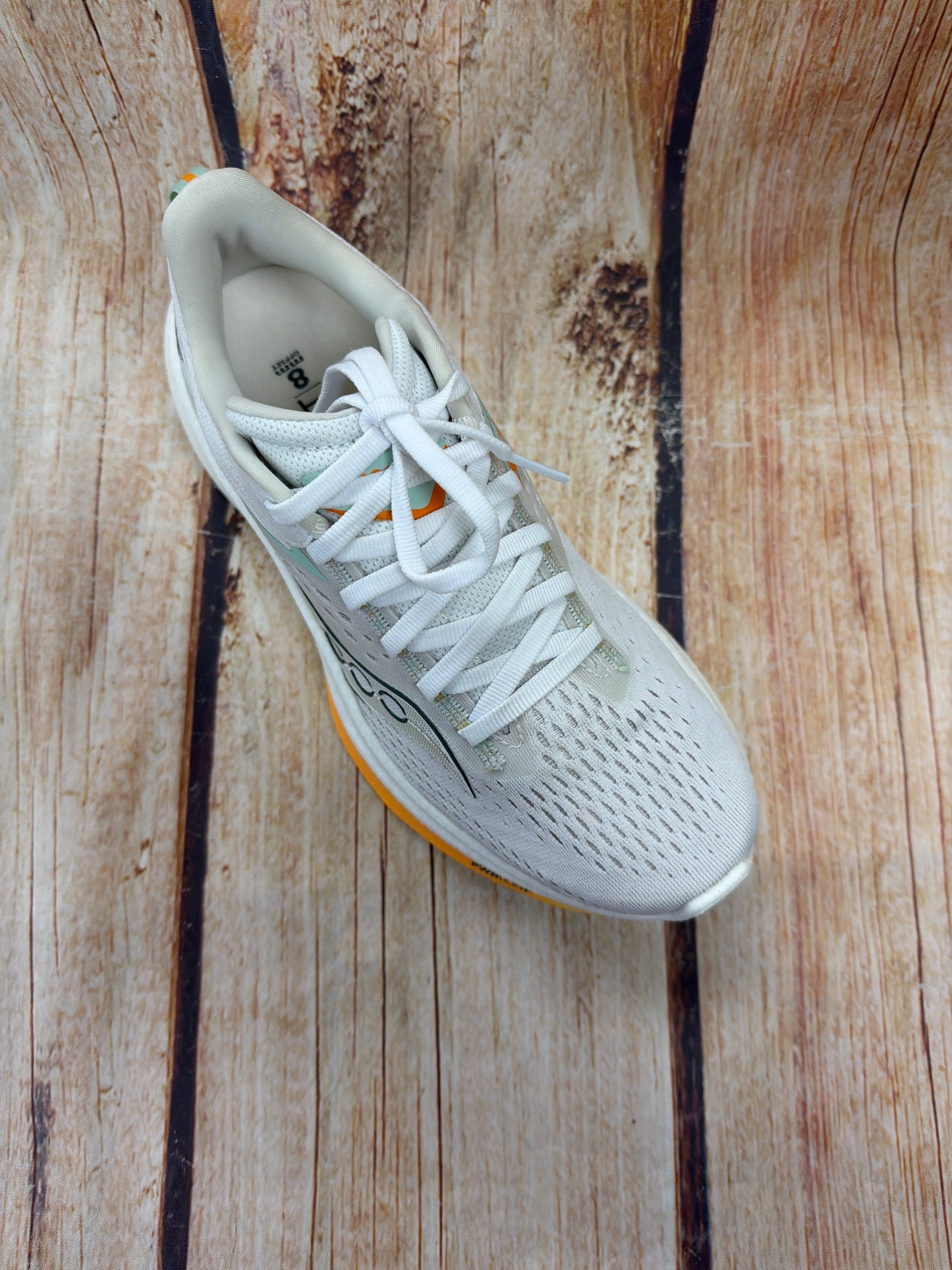 CLEARANCE Saucony S10924-250 Ride 17 White/Peel Womens