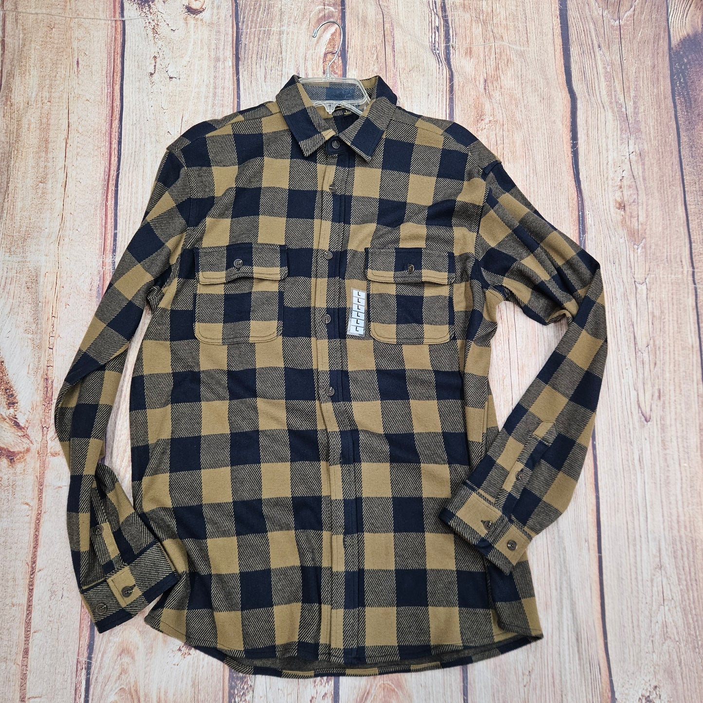 FX FUSION FLANNEL-NAVY/TAN CHECK- 335