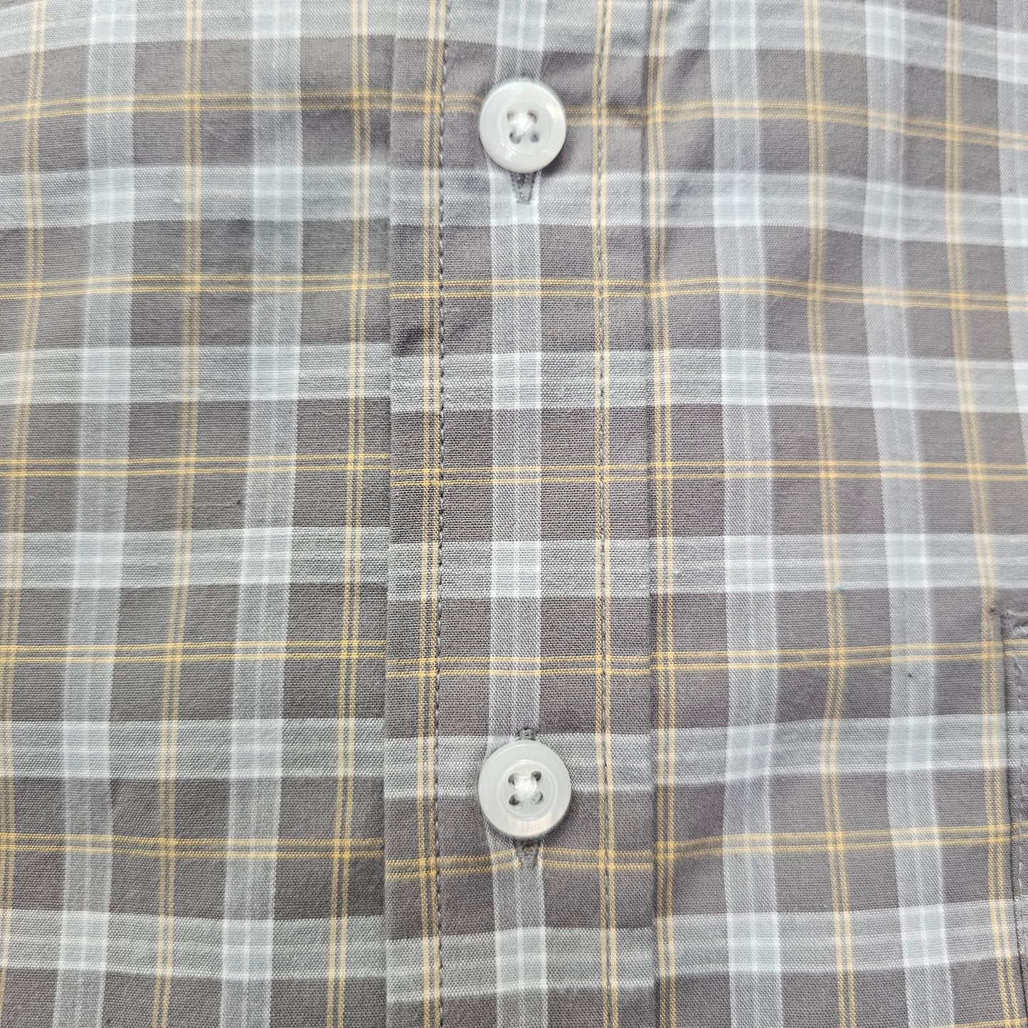 NORTH RIVER LONG SLEEVE BUTTON UP GRAY NRM6401