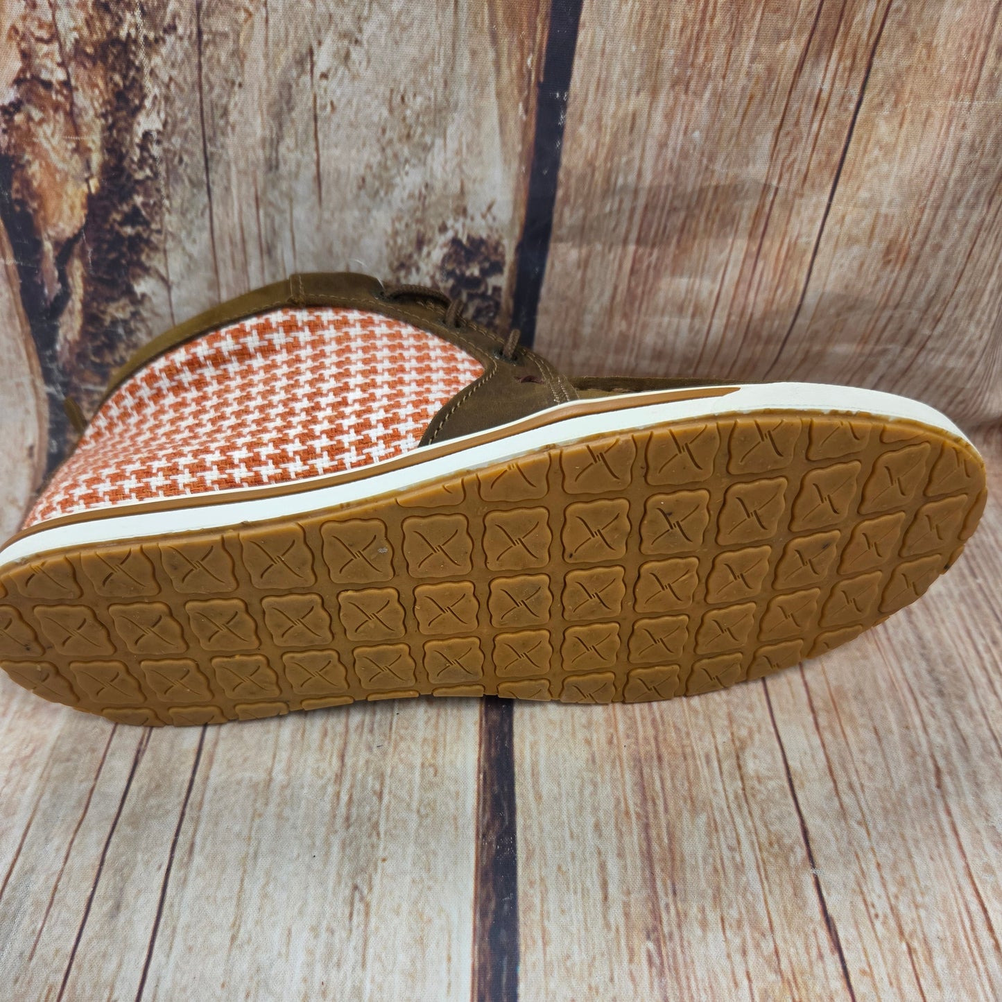 Twisted X WCA0054 Kicks Distressed Saddle/Orange Women's #17