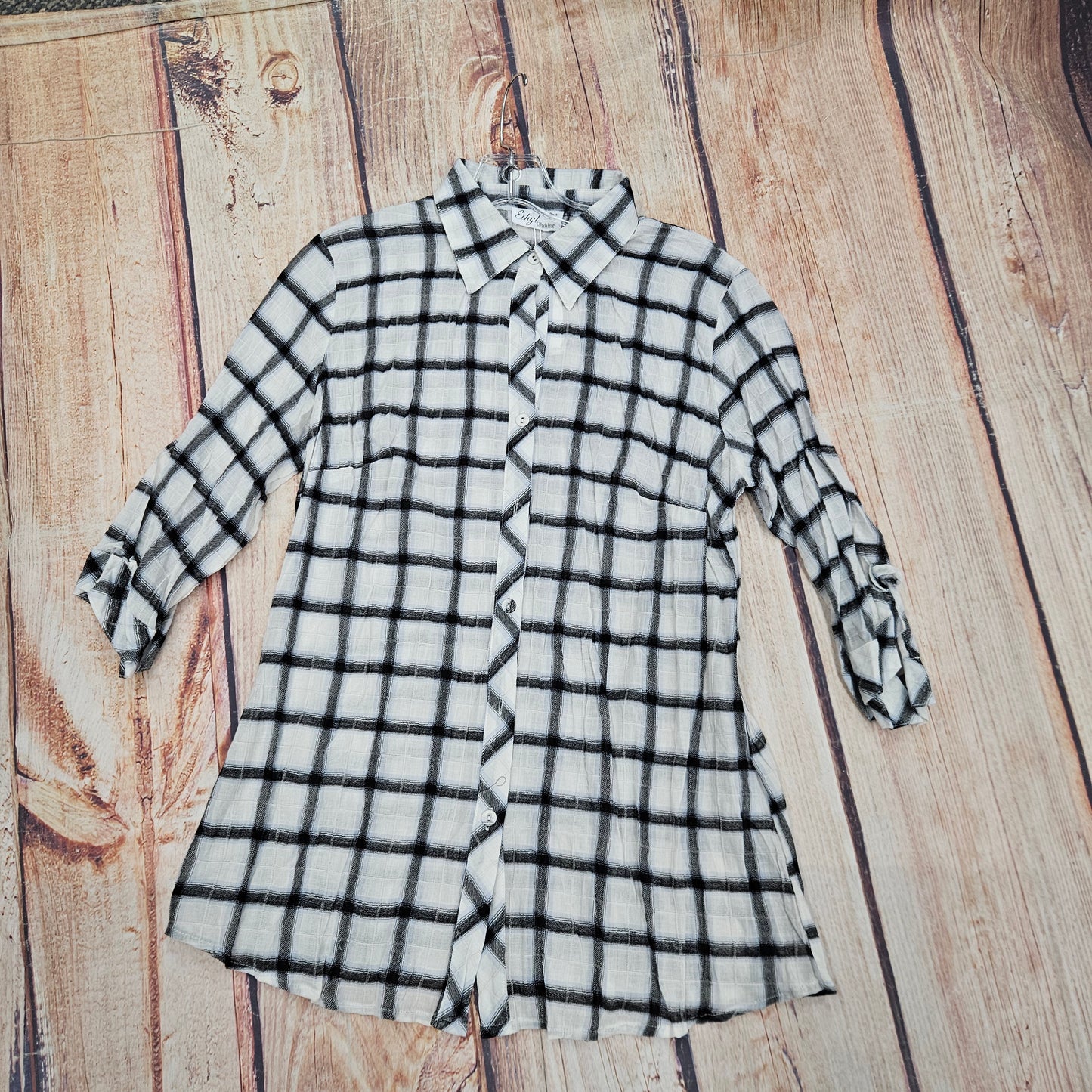 ETHYL BLACK PLAID