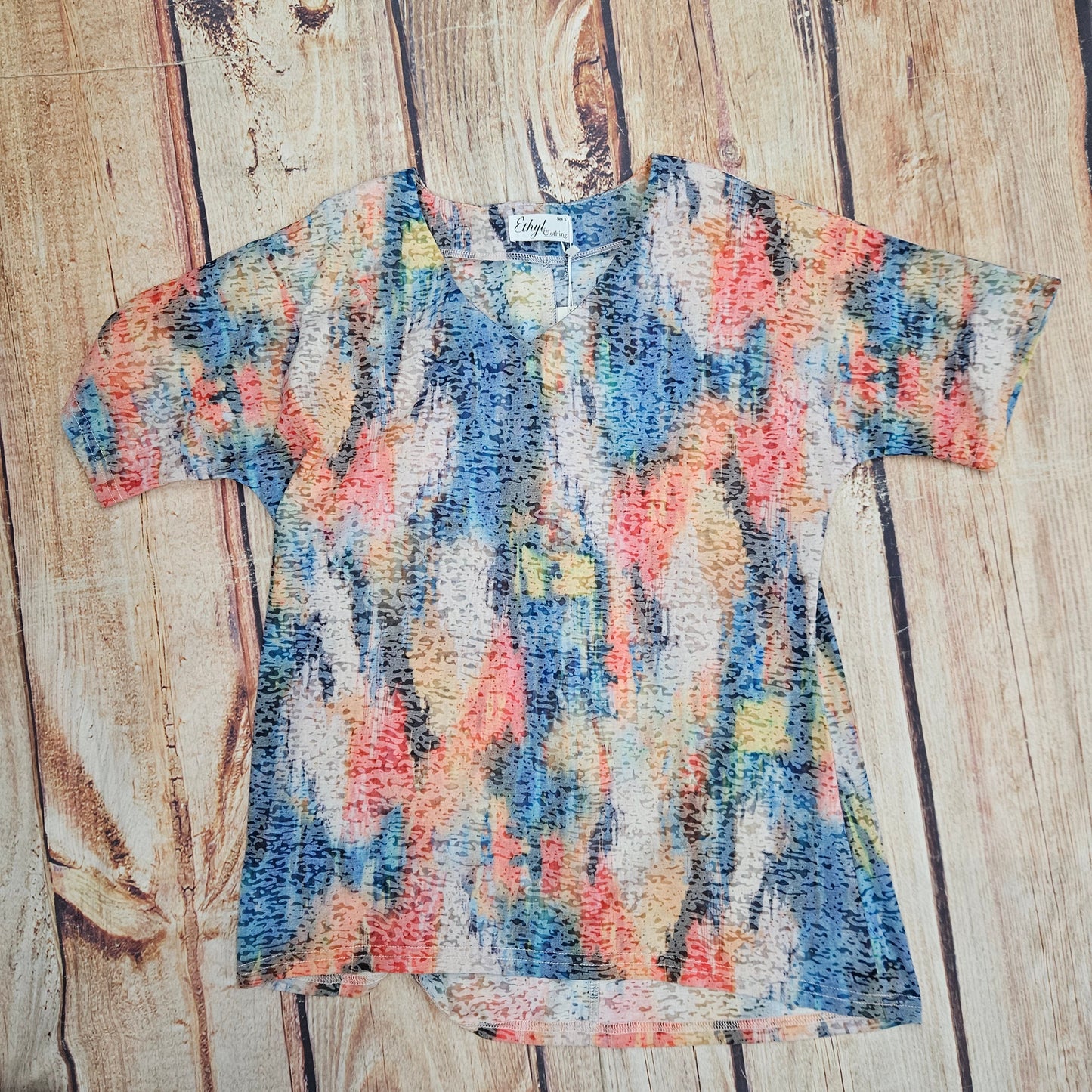 ETHYL WOMENS COME AND GO TEE SNAPPY H2505D