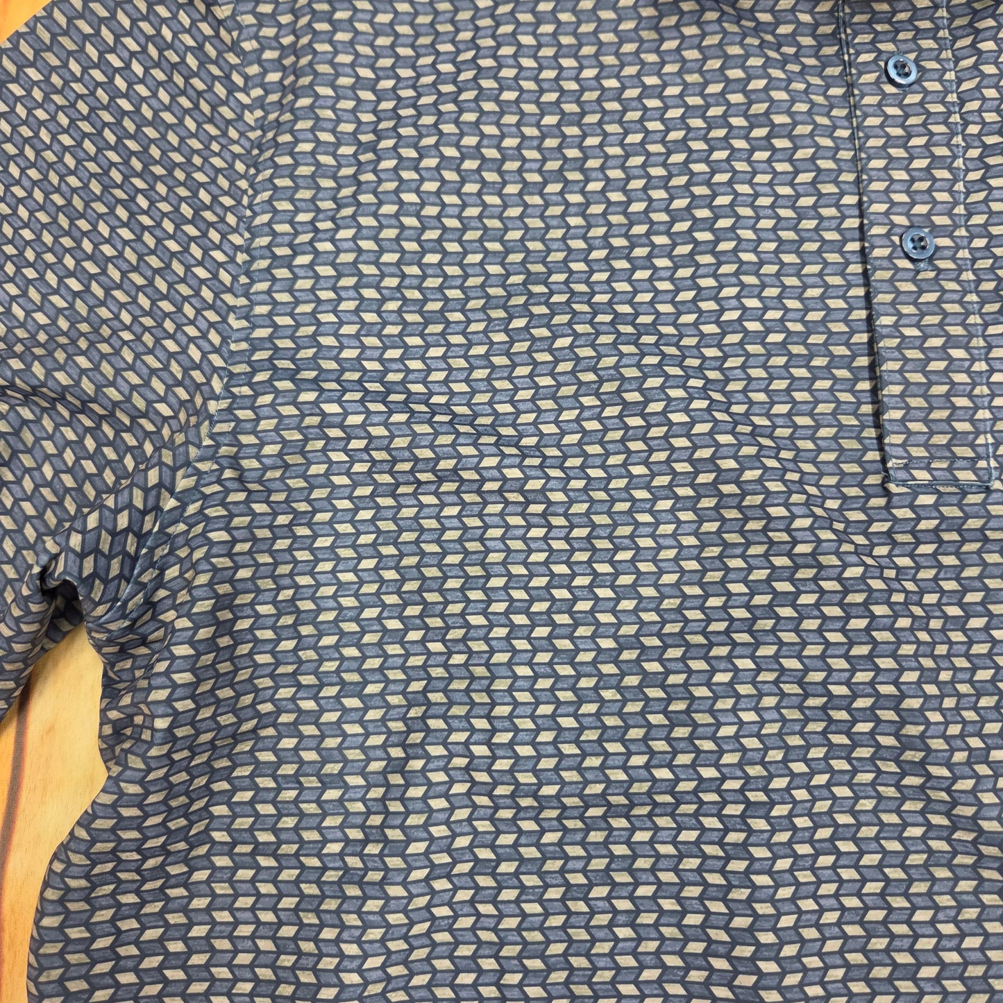 FX FUSION RICHMOND GEO PRINT POLO FGM221