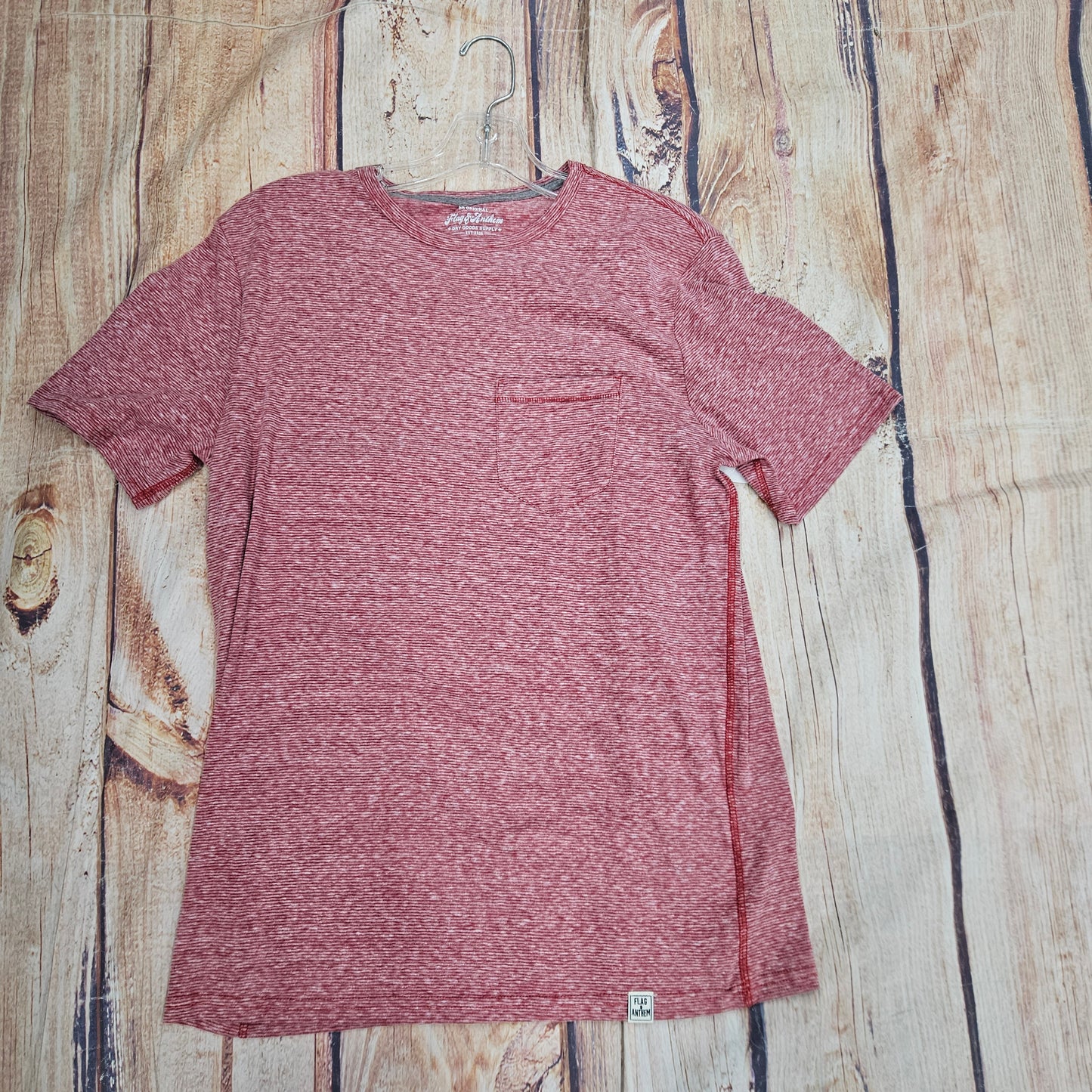 FLAG & ANTHEM BISCOE SS SNOWY STRIPE TEE COREKT1141