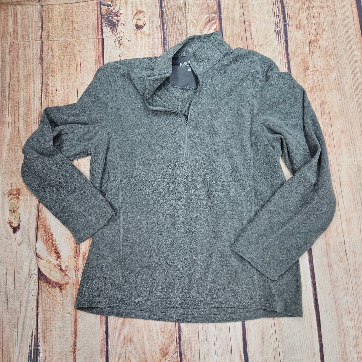 NORTH RIVER SOLID MICROFLEECE 1/4 ZIP NRM2235