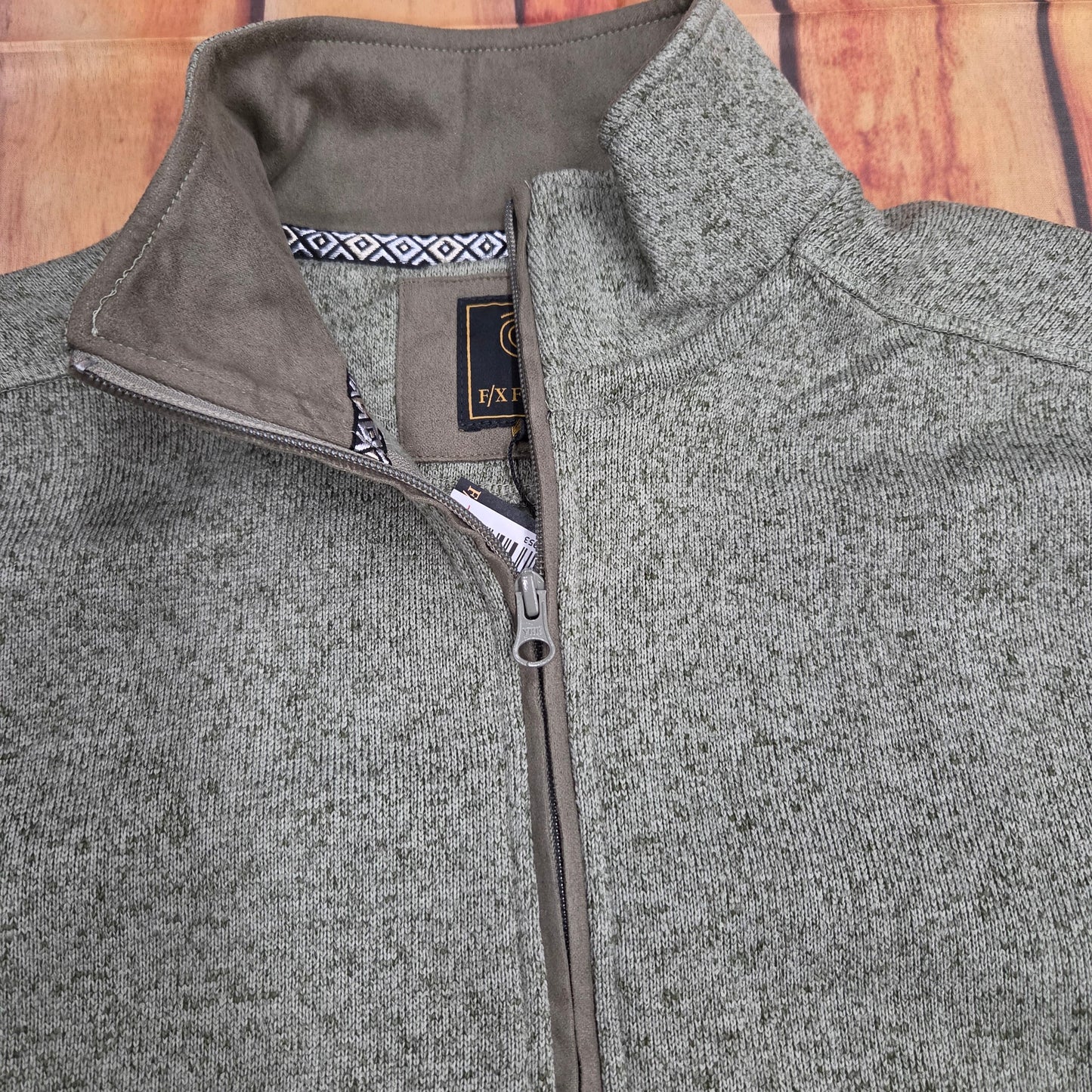 FX FUSION LONG SLEEVE CANYON 1/4 ZIP 13017 OLIVE