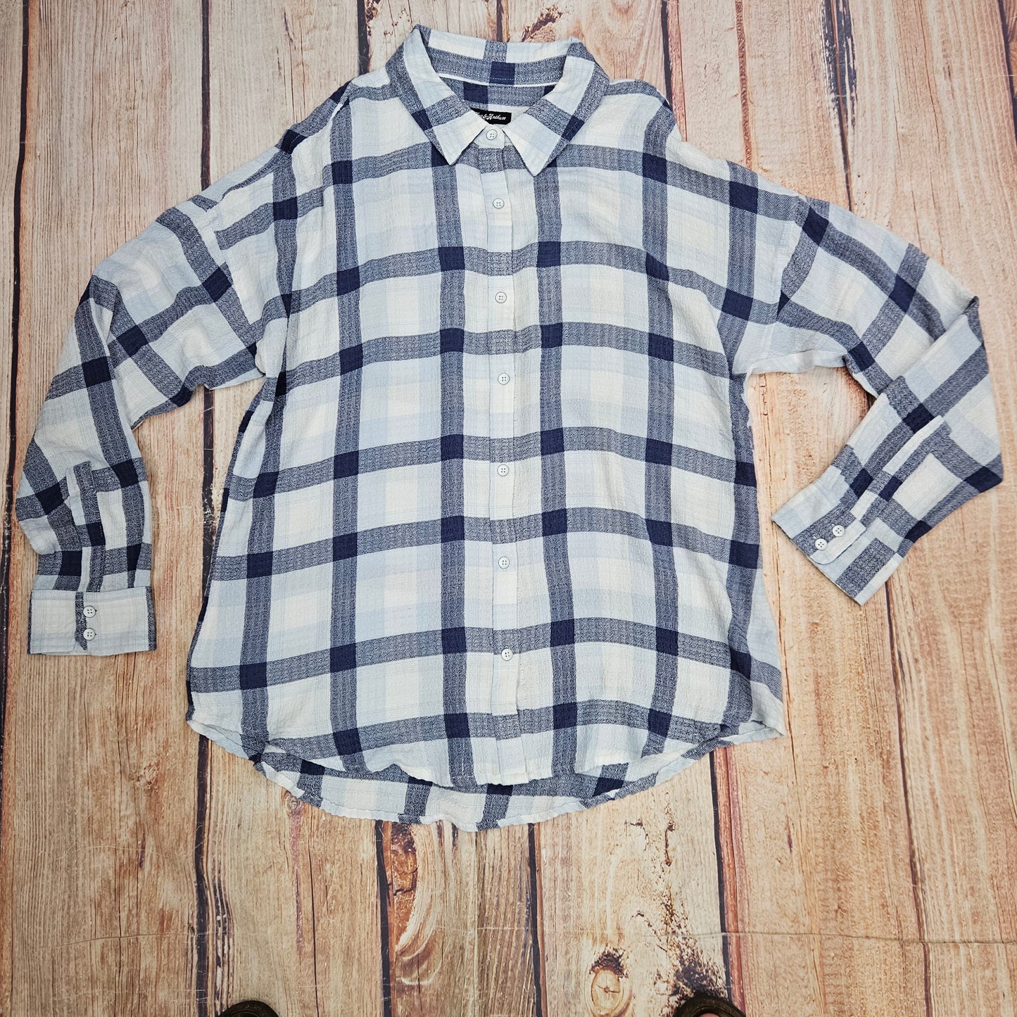 FLAG AND ANTHEM LSPLAID BOTFRIEND SHIRT SM25WS1477W