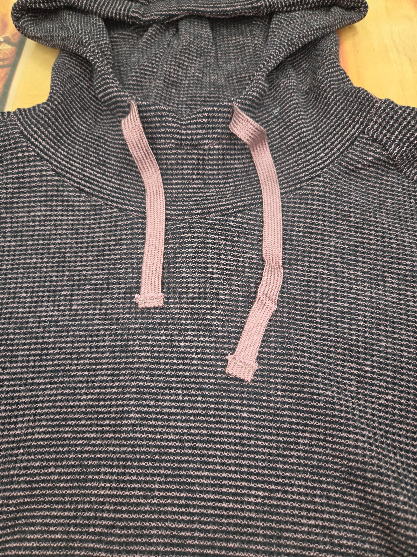 NORTH RIVER CONWAY KNIT HOODIE NRL2675 BLACK