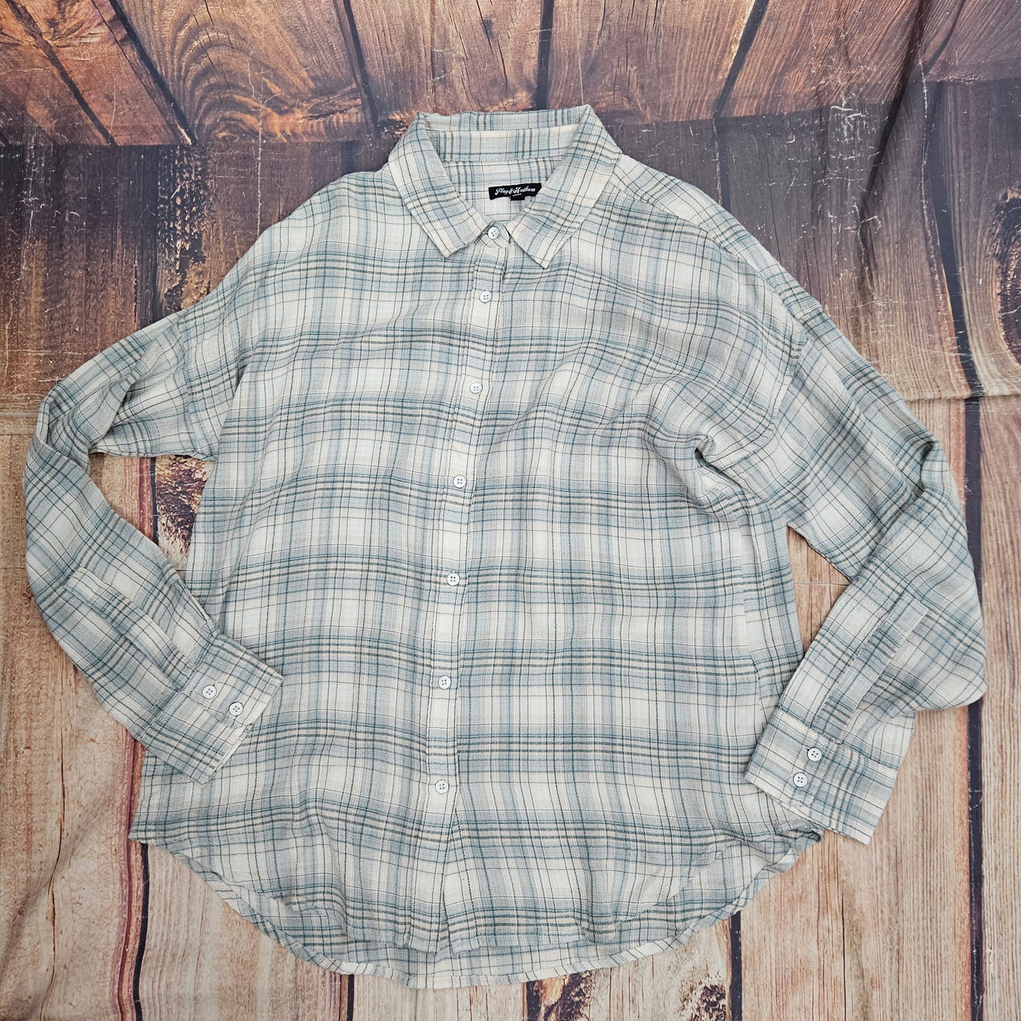 FLAG AND ANTHEM LEETONIA LS BOYFRIEND SHIRT SP25WS1447W