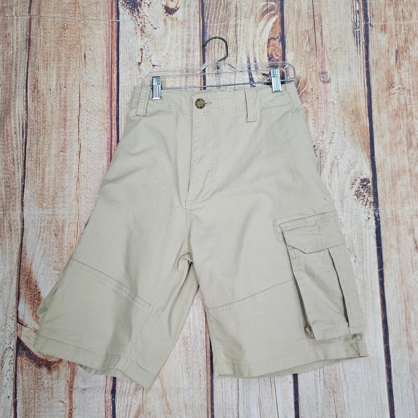 NORTH RIVER CANVAS CARGO SHORT KHAKI 10" NRM7062