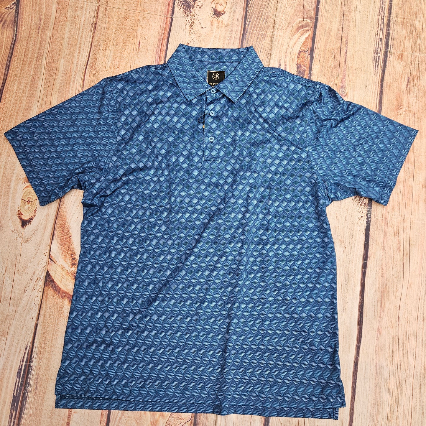 F/X FUSION MENS SS POLO TEAL 2313