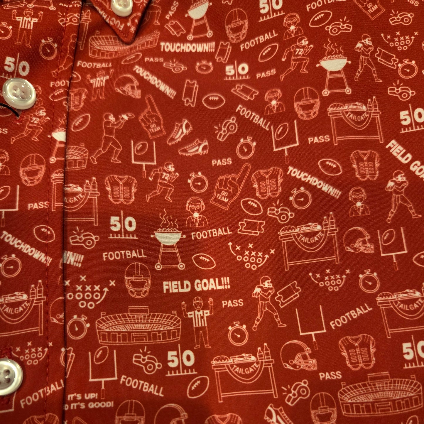 FX FUSION FW12050 GAME DAY RED L/S