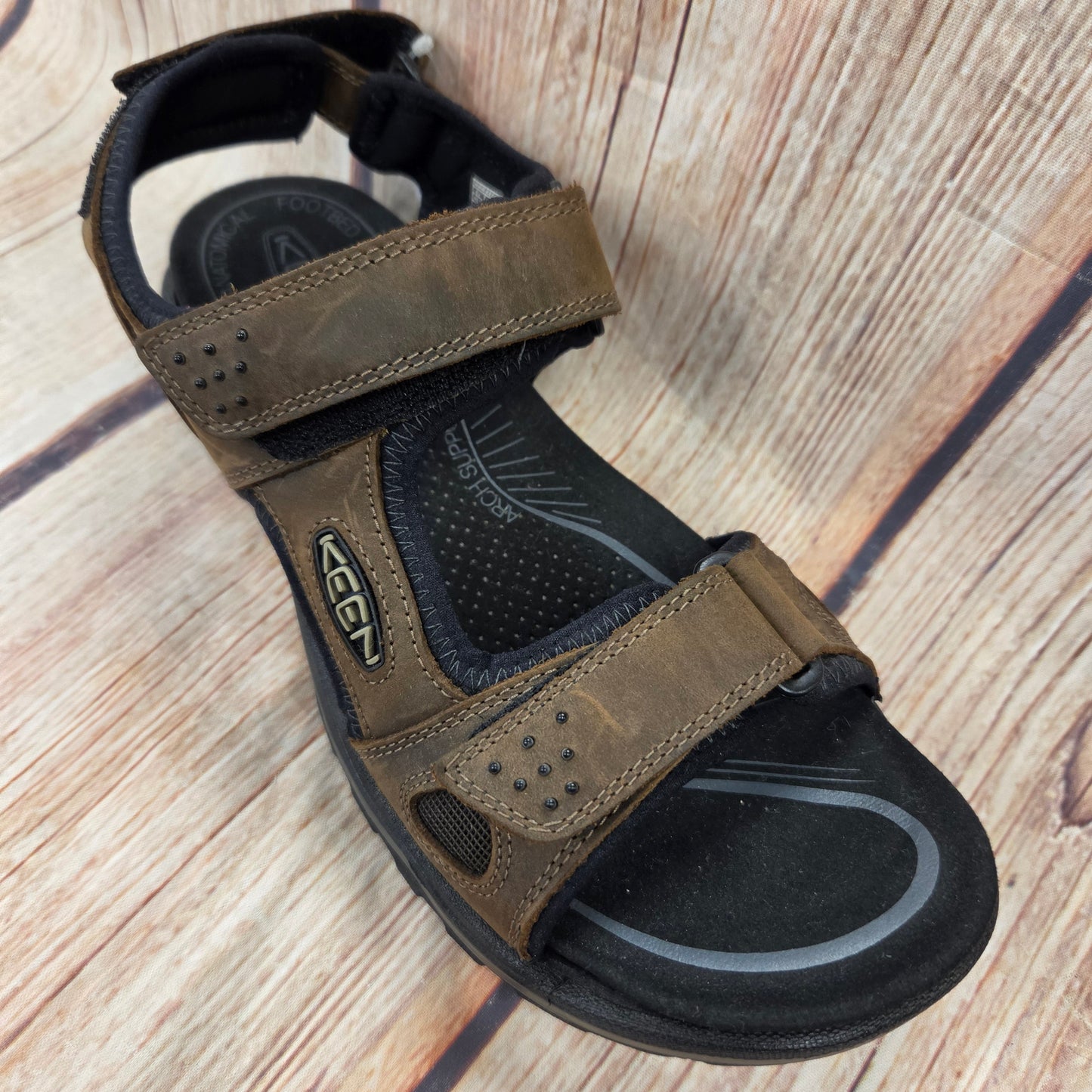 CLEARANCE Keen 1021373 Rialto 2 Sandal Brown Leather Men's