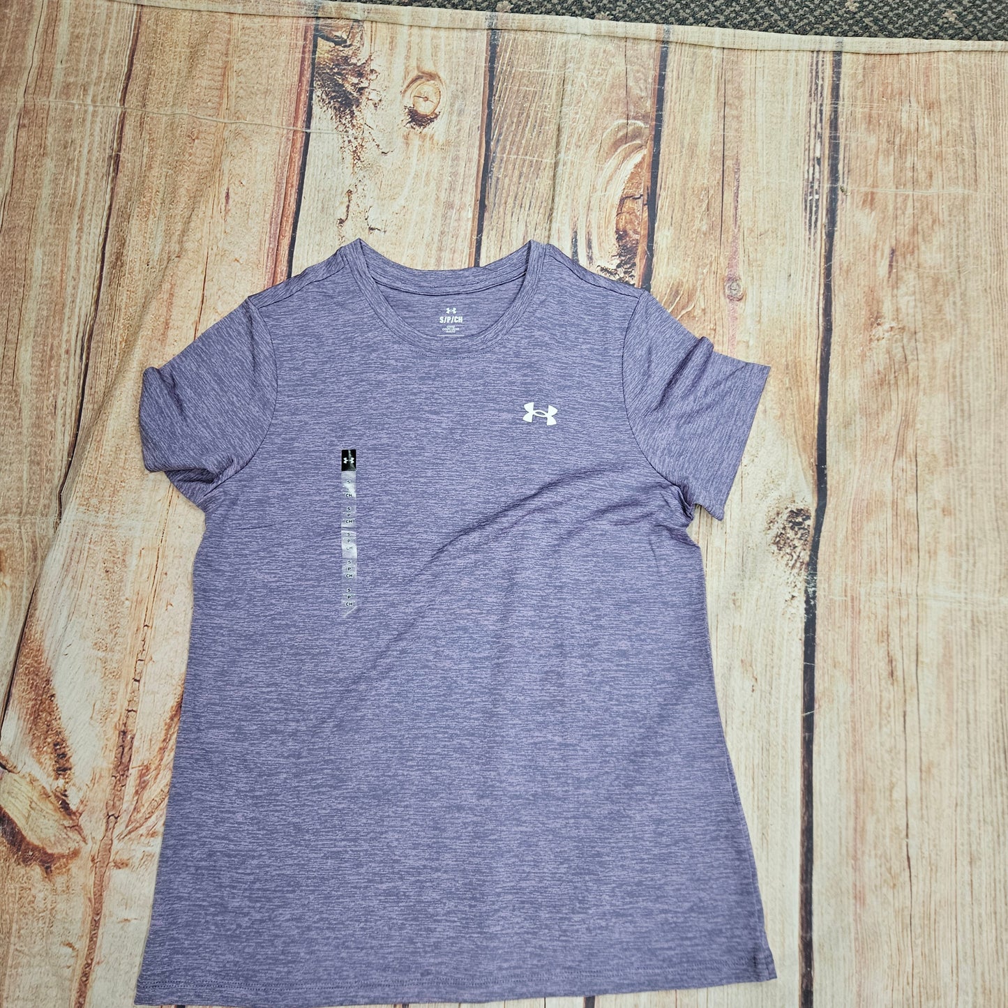 UA WMNS TECH SS TWIST PURPLE 1384230