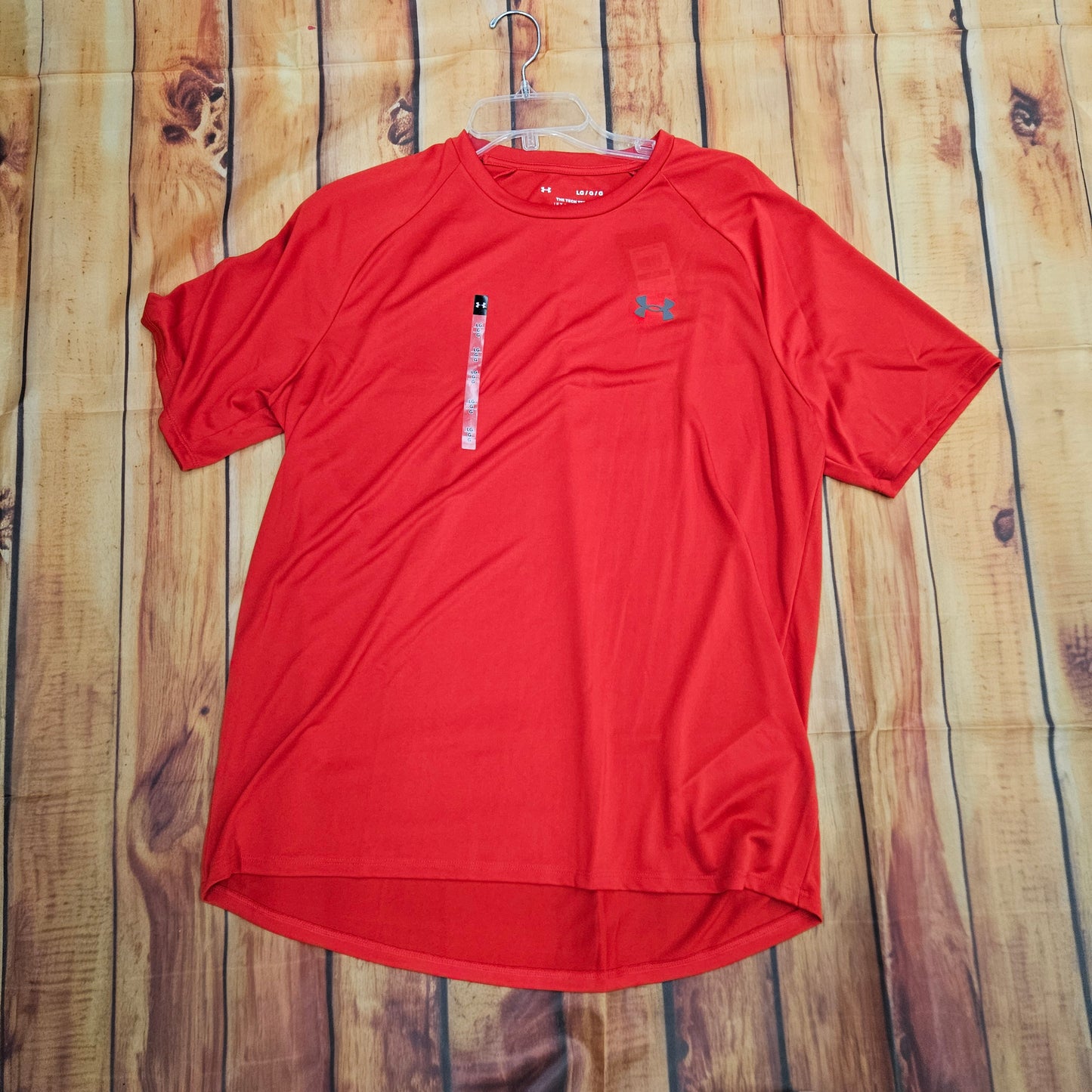 UA Mens Tech 2.0 SS Tee-Red 1326413