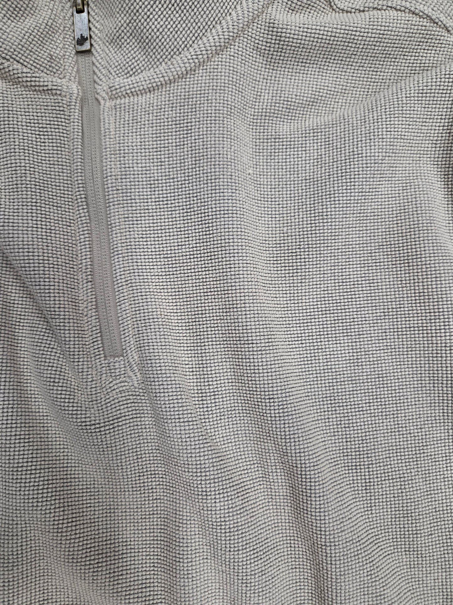 NORTH RIVER 1/4 ZIP POPCORN FLEECE NRM2253-OATMEAL