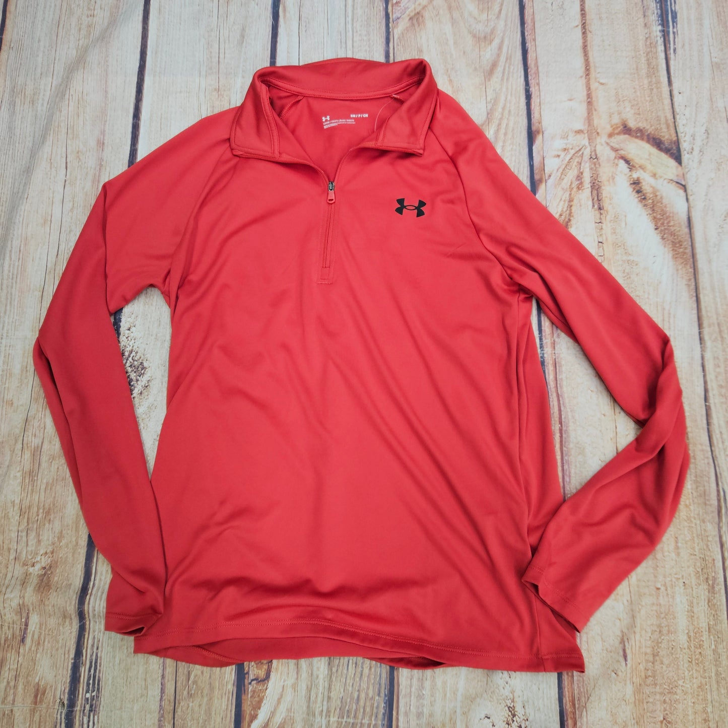 UA TECH 2.0 1/4 ZIP RED