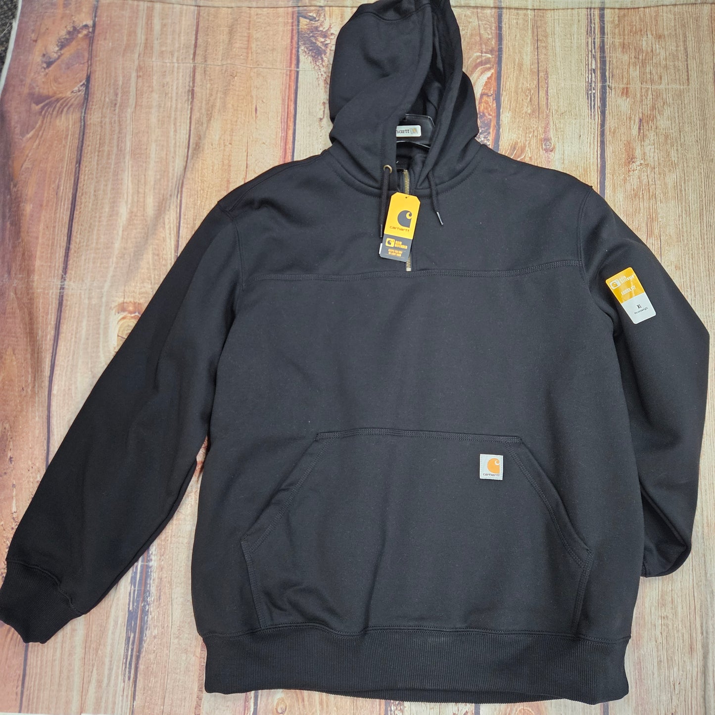 CARHARTT RAIN DEFENDER LOOSE FIT HEAVYWEIGHT QUARTER ZIP SWEATSHIRT 100617-001
