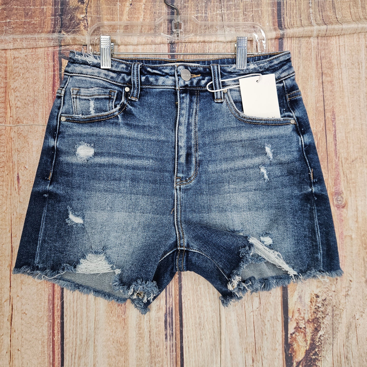 ASHLEY HIGH RISE DISTRESSED SHORTS RDS6099RT