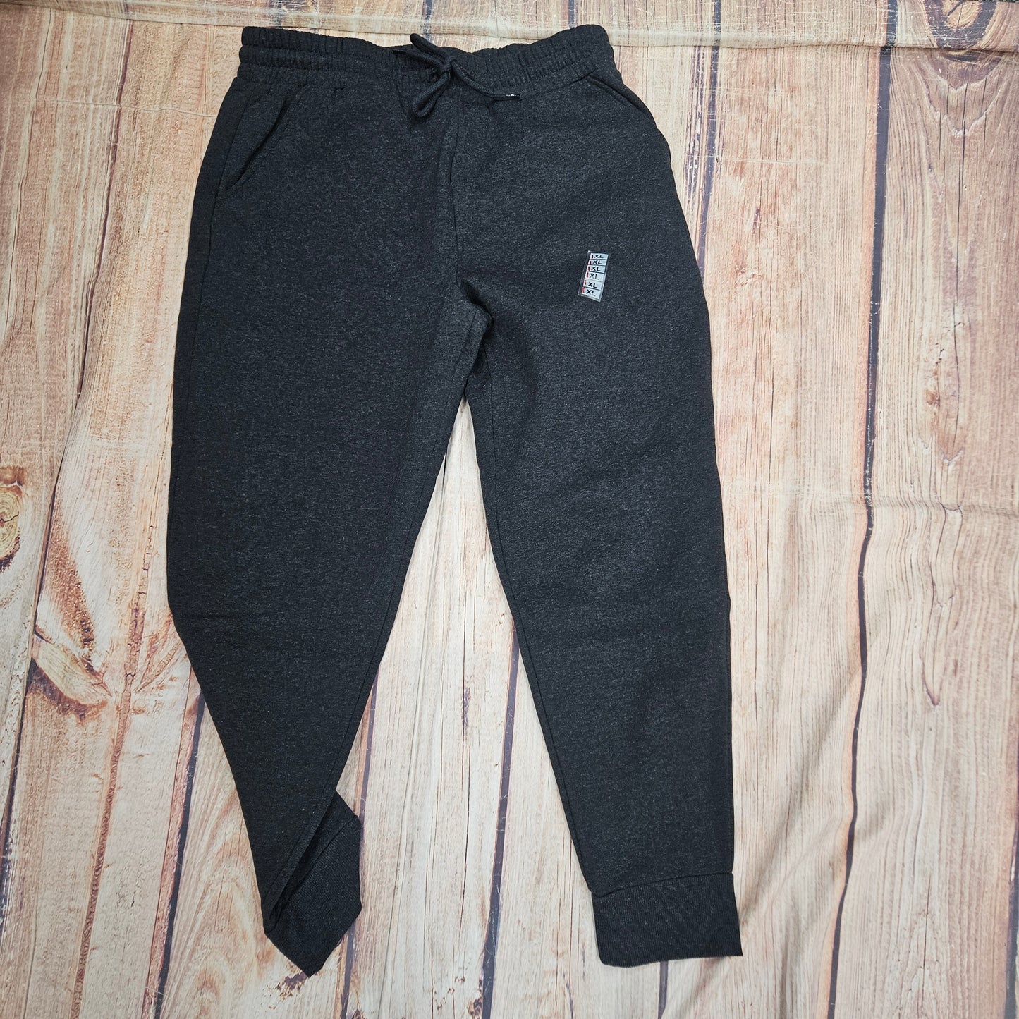 42POPS Plus Jogger Sweat Pants-Charcoal