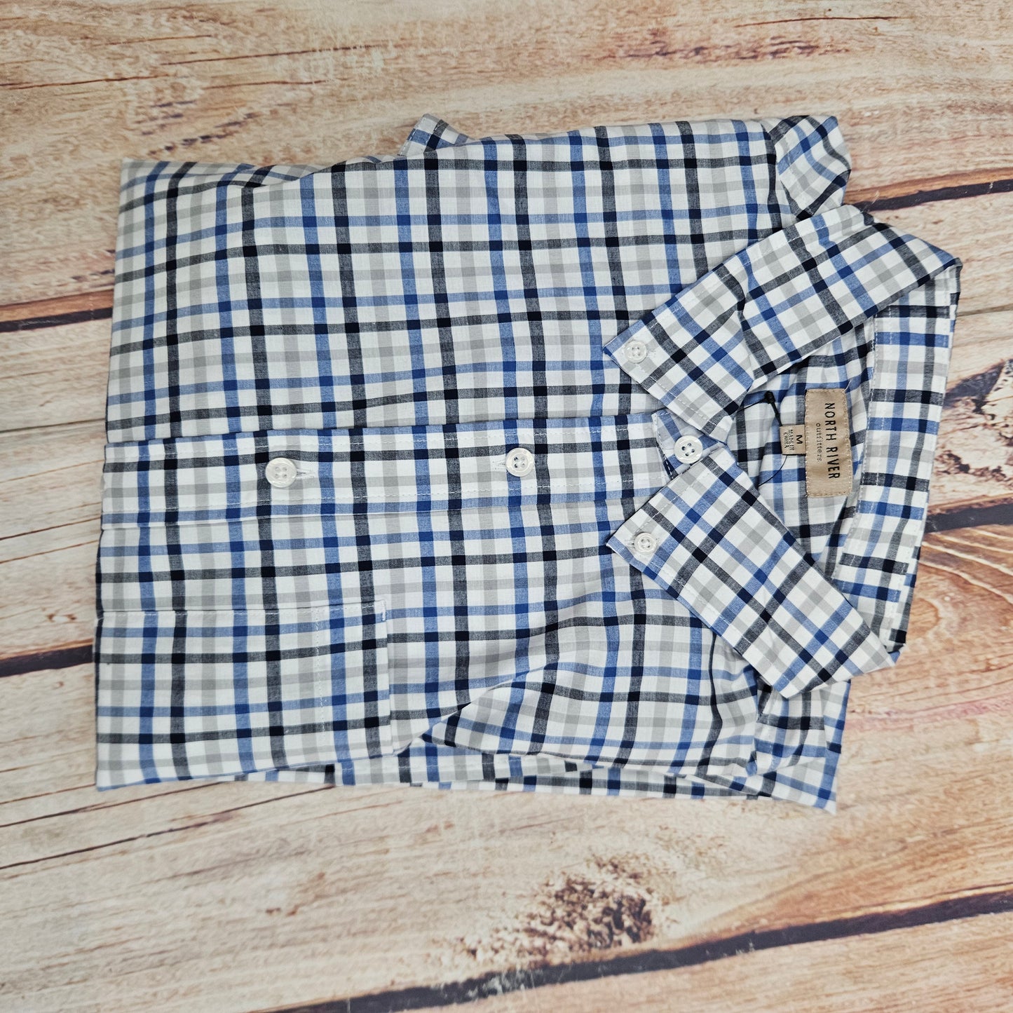 NORTH RIVER NON-FLANNEL POPLIN NRM6401