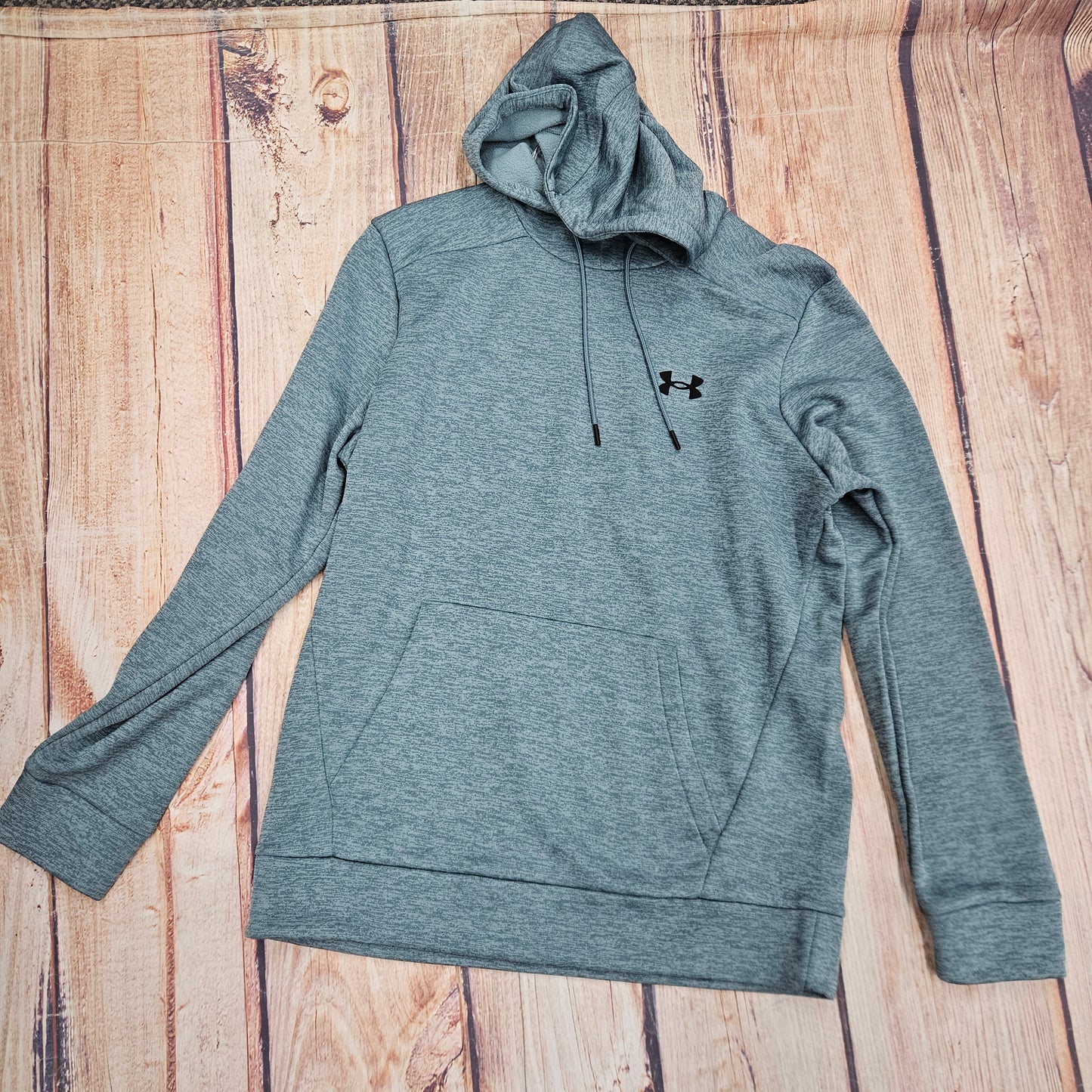 CLEARANCE UNDER ARMOUR MEN'S FLEECE TWIST HOODED SWEATSHIRT BLUE 1373354