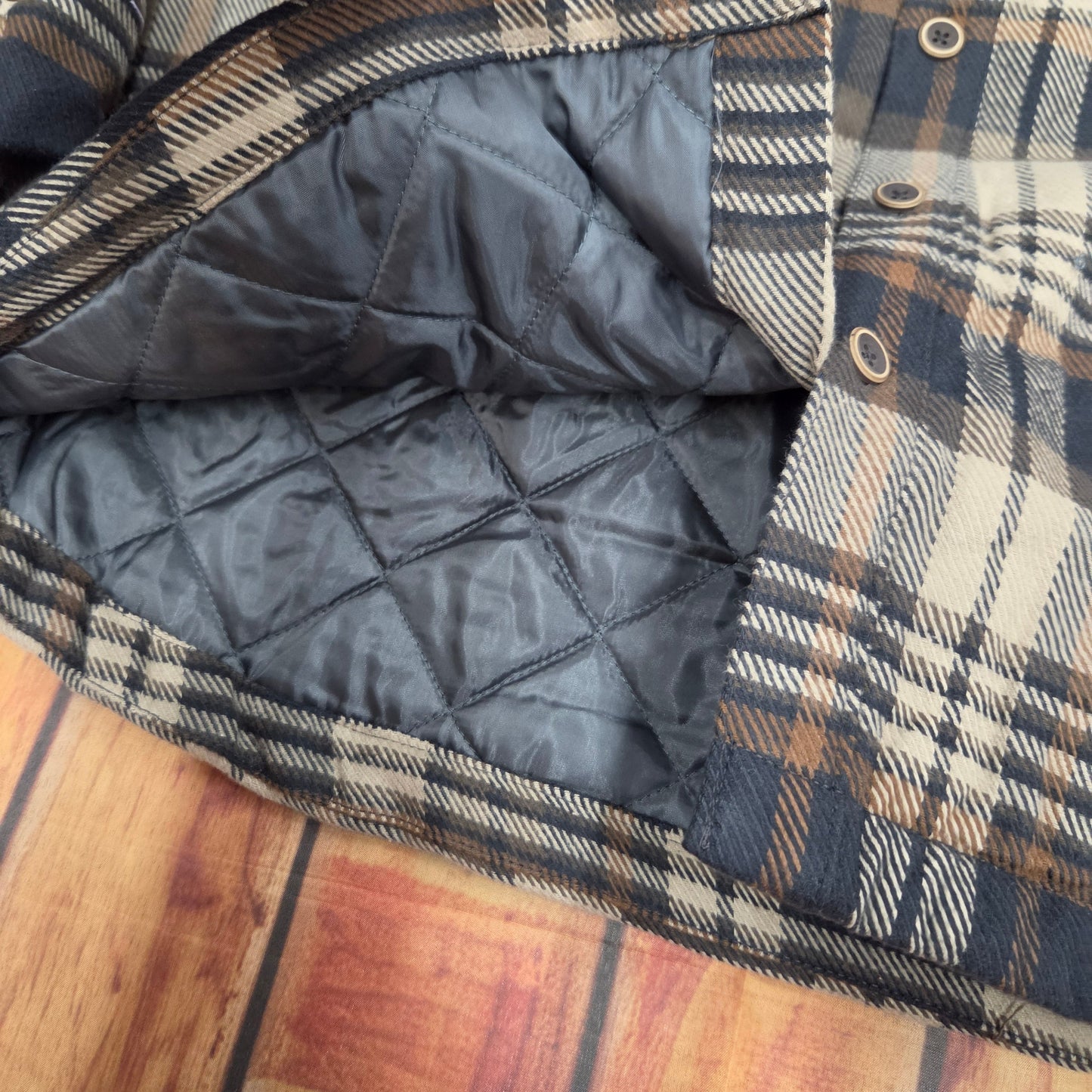 NORTH RIVER TWILL JACKET WITH QUILTED LINING NRM8089