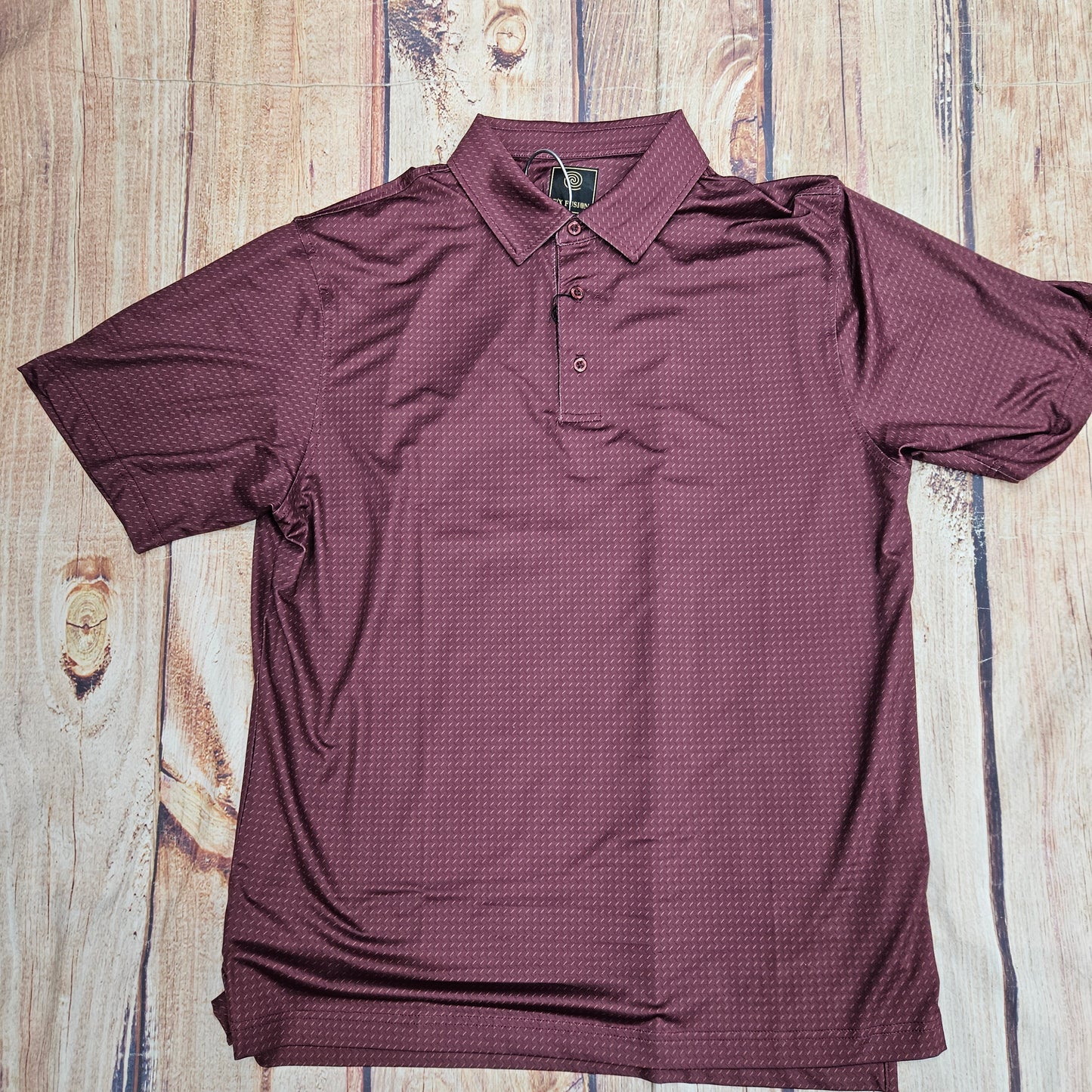 F/X FUSION MENS SS POLO BORDEAUX 2315