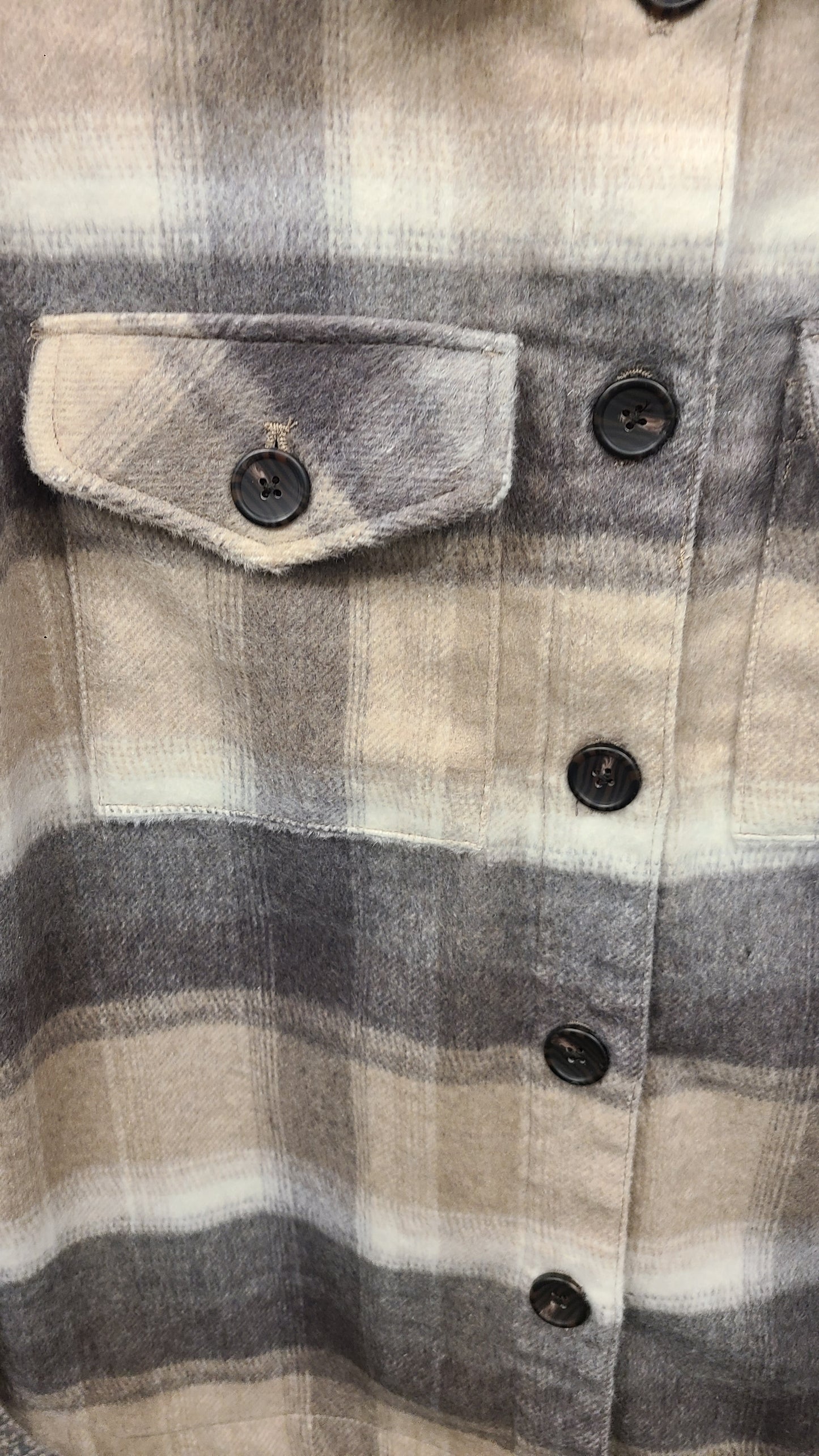 NORTH RIVER HEAVY BRUSHED WOVEN SHACKET NRL87097